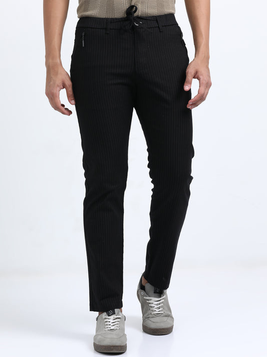 Men's Media Trousers – Black