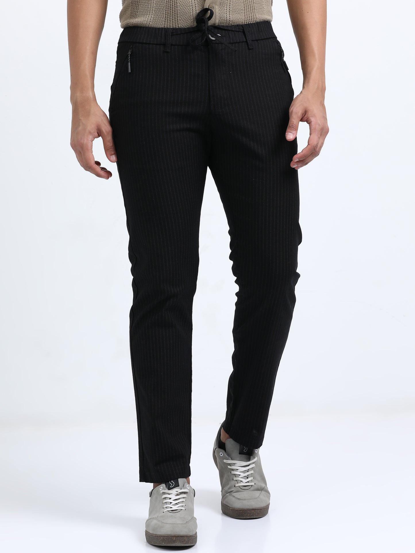 Men's Media Trousers – Black