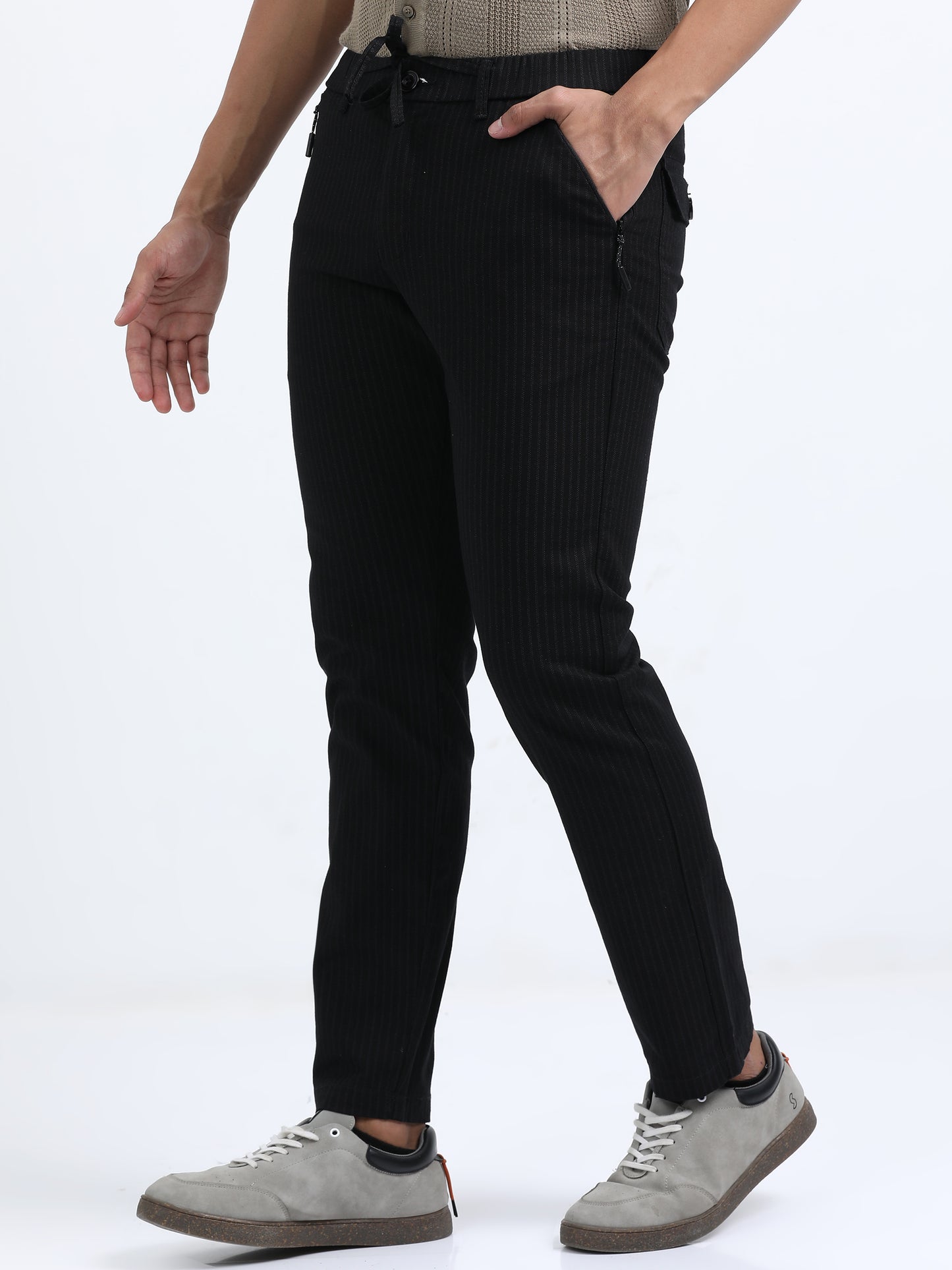 Men's Media Trousers – Black