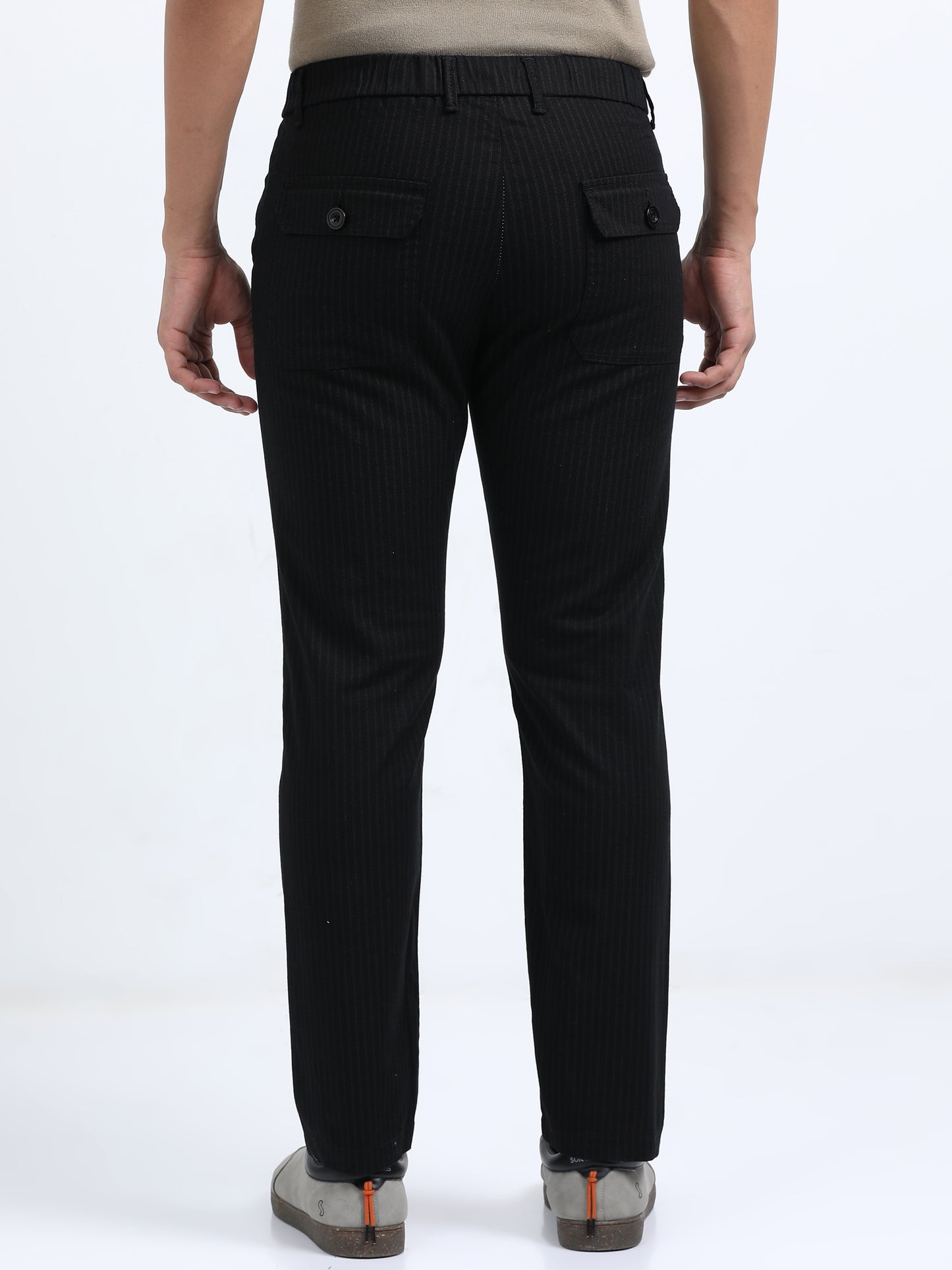 Men's Media Trousers – Black