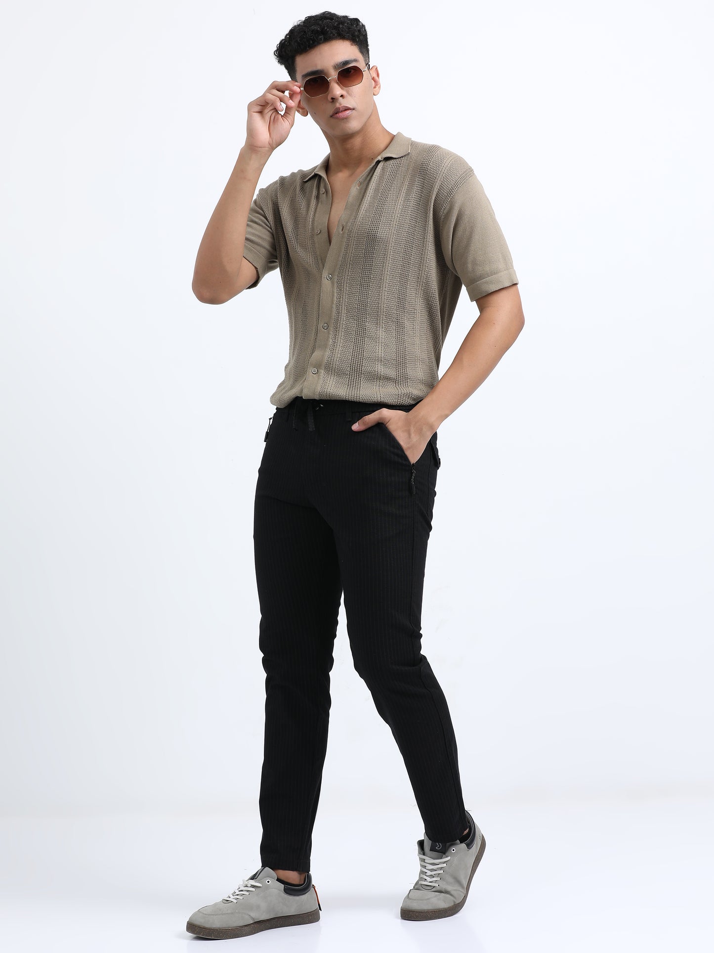 Men's Media Trousers – Black