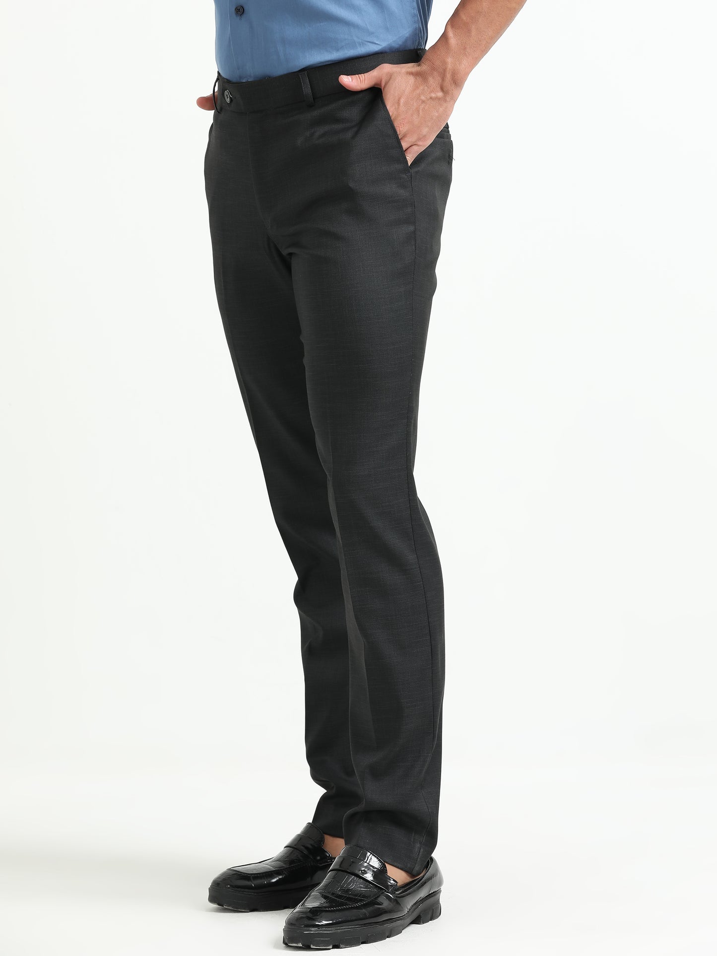 Black Stretchable Trousers