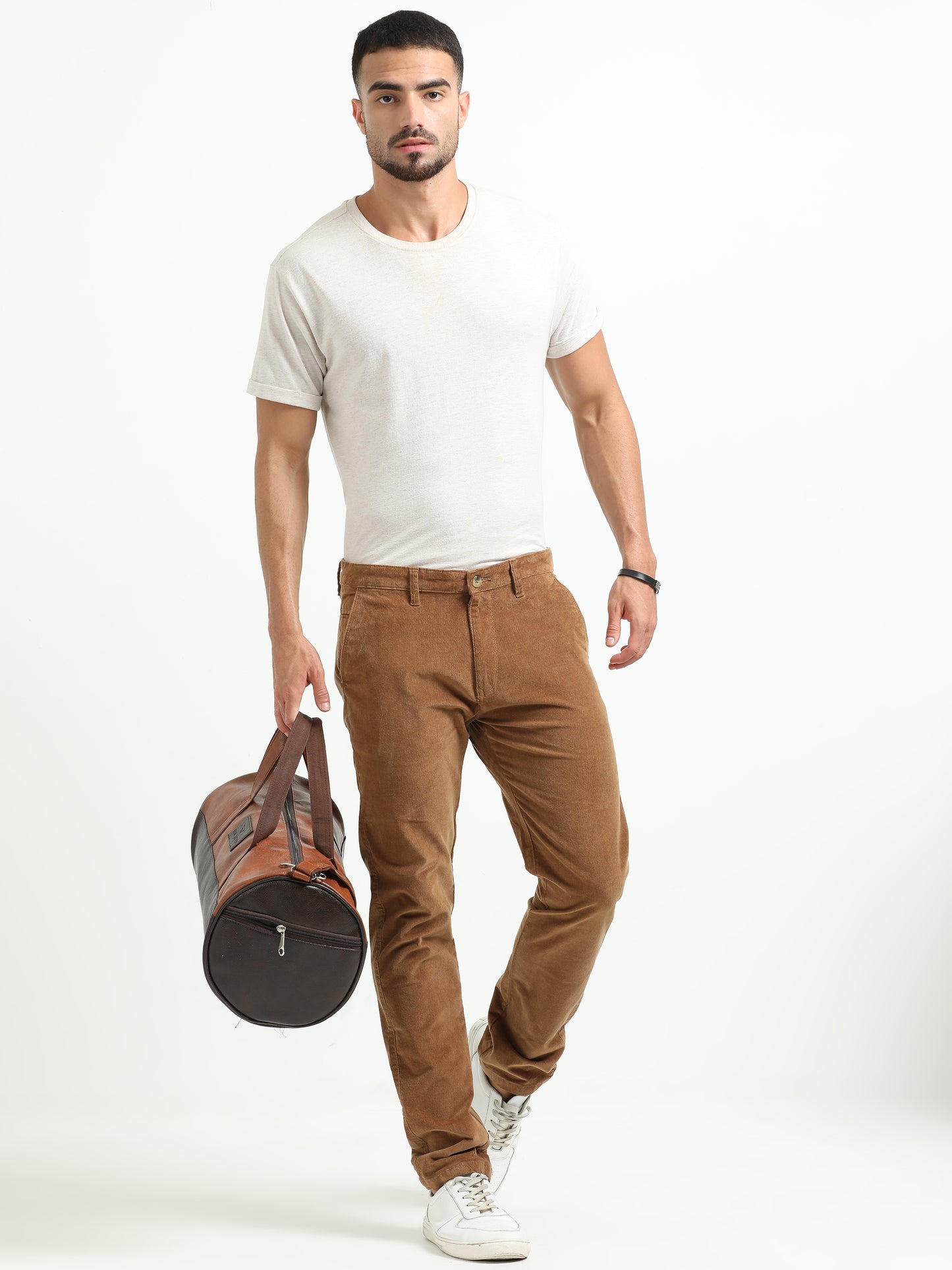 Corduroy Pants - Light Brown