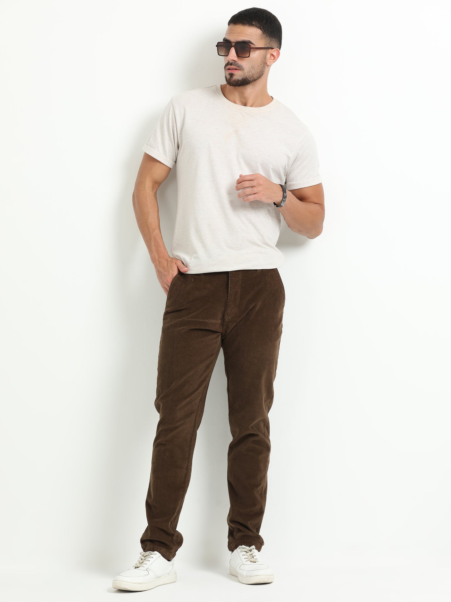 Corduroy Pants - Brown