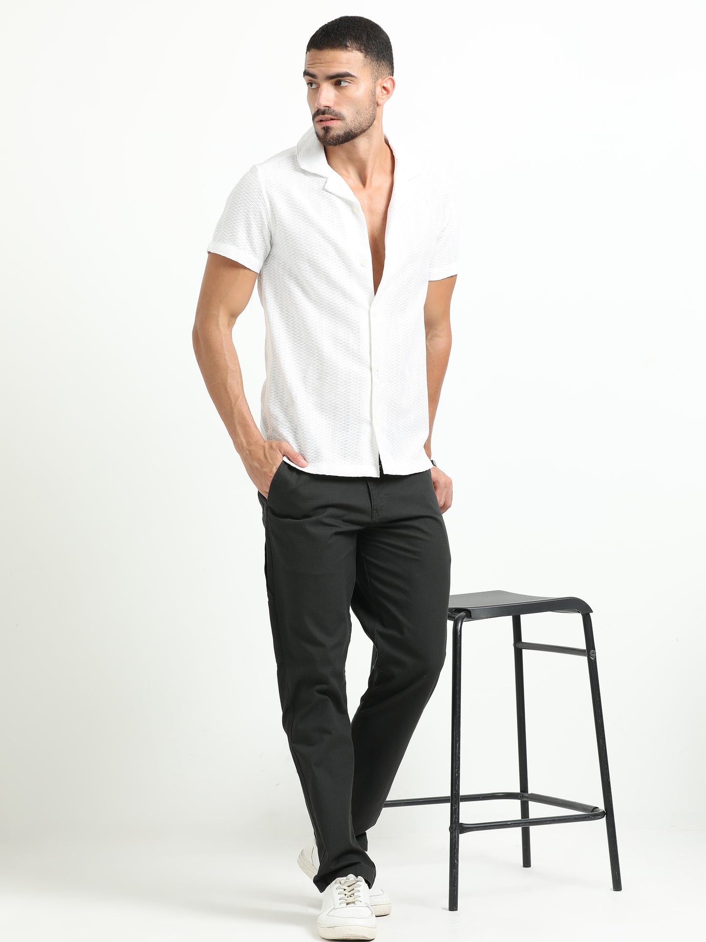 Carbon Black cotton Trousers