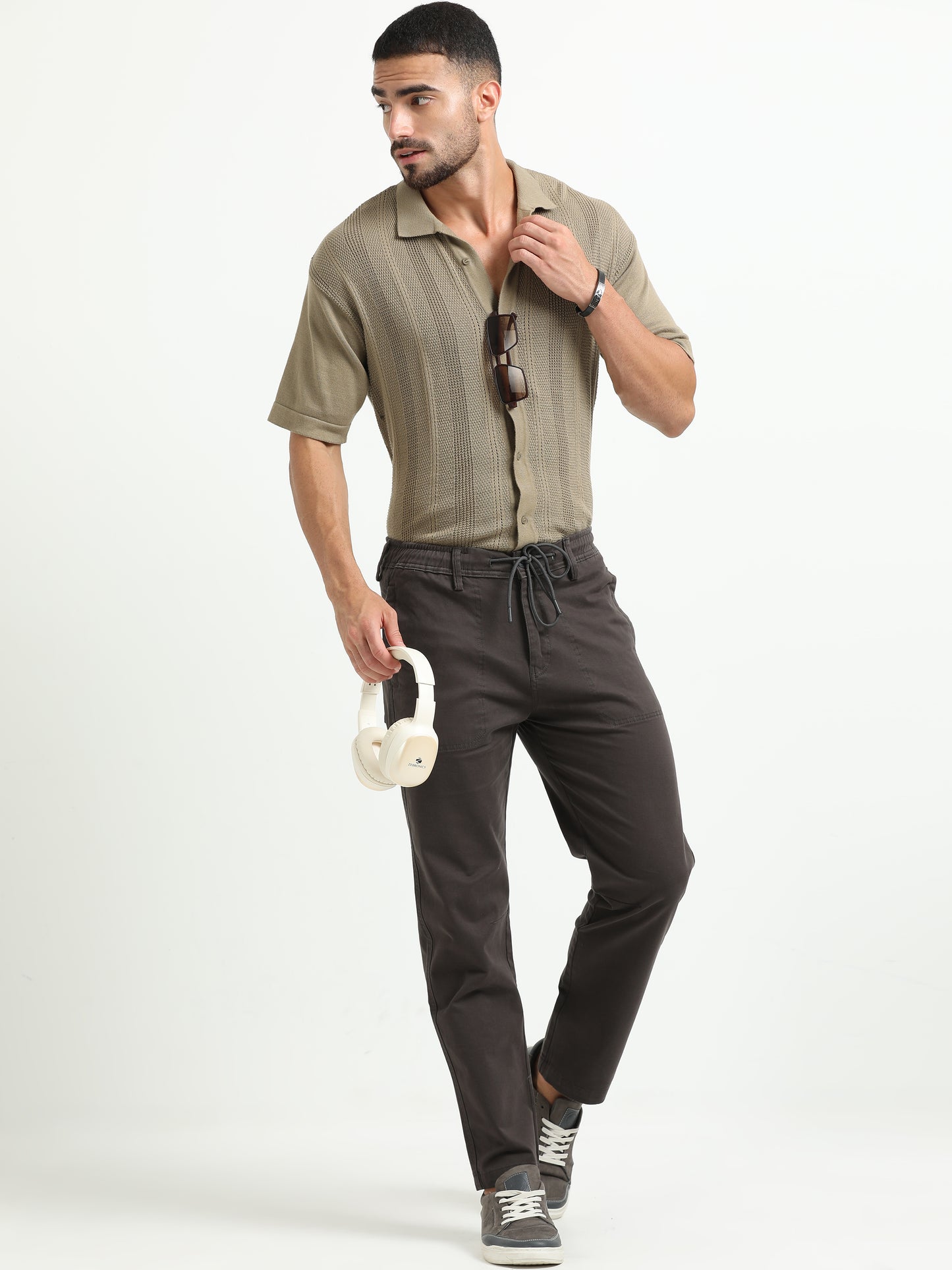 Coffe Brown Baggy trousers