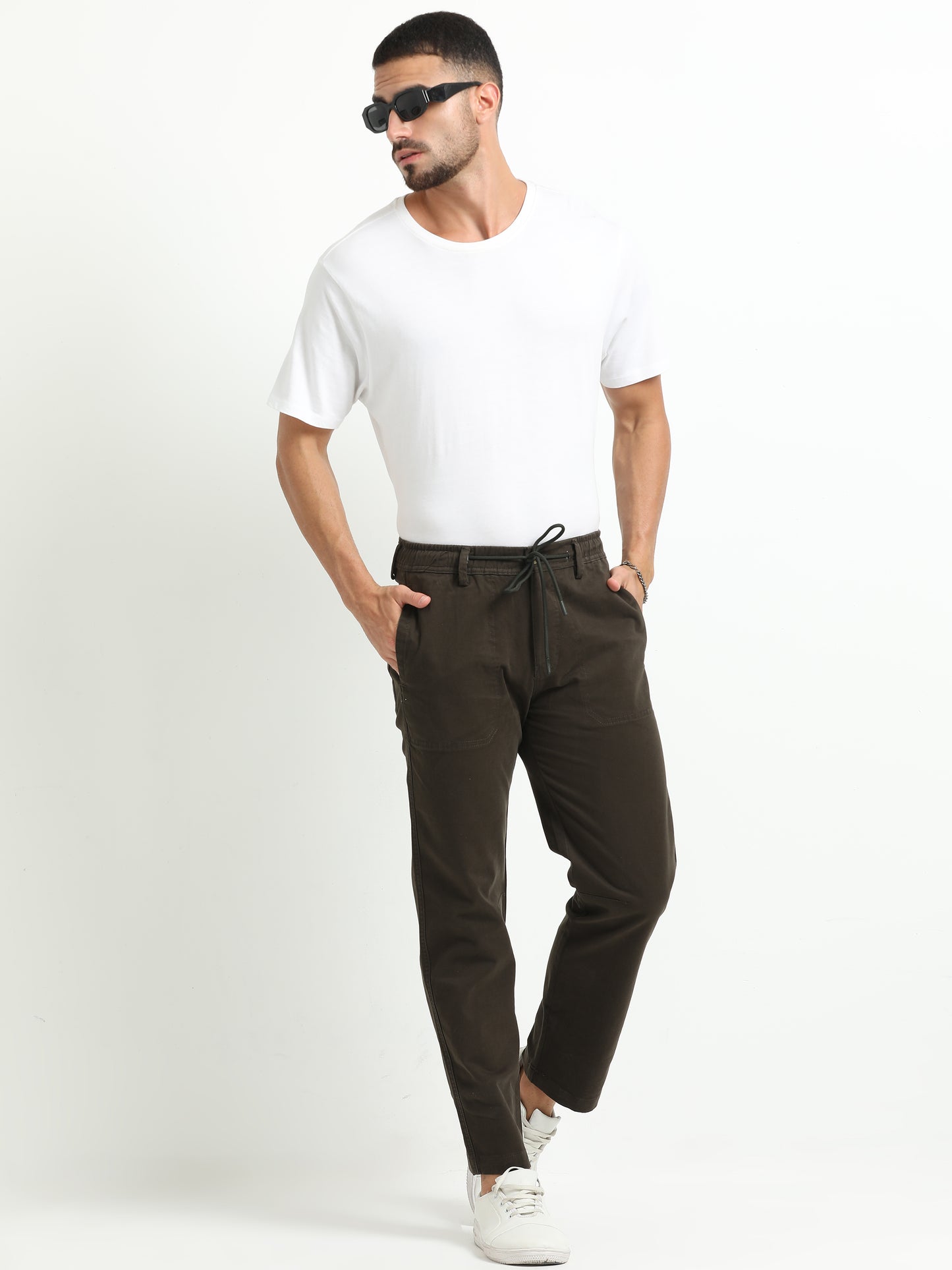 Brown Baggy Trousers