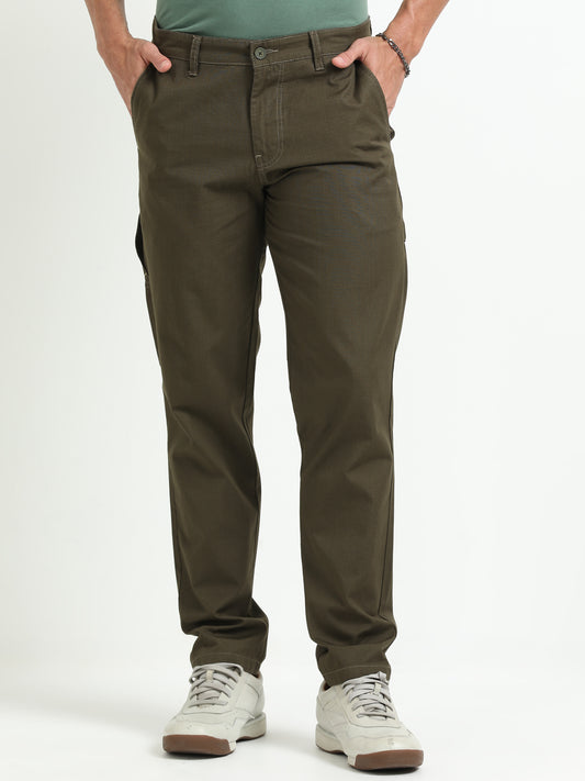 Sage Green Cotton Trousers