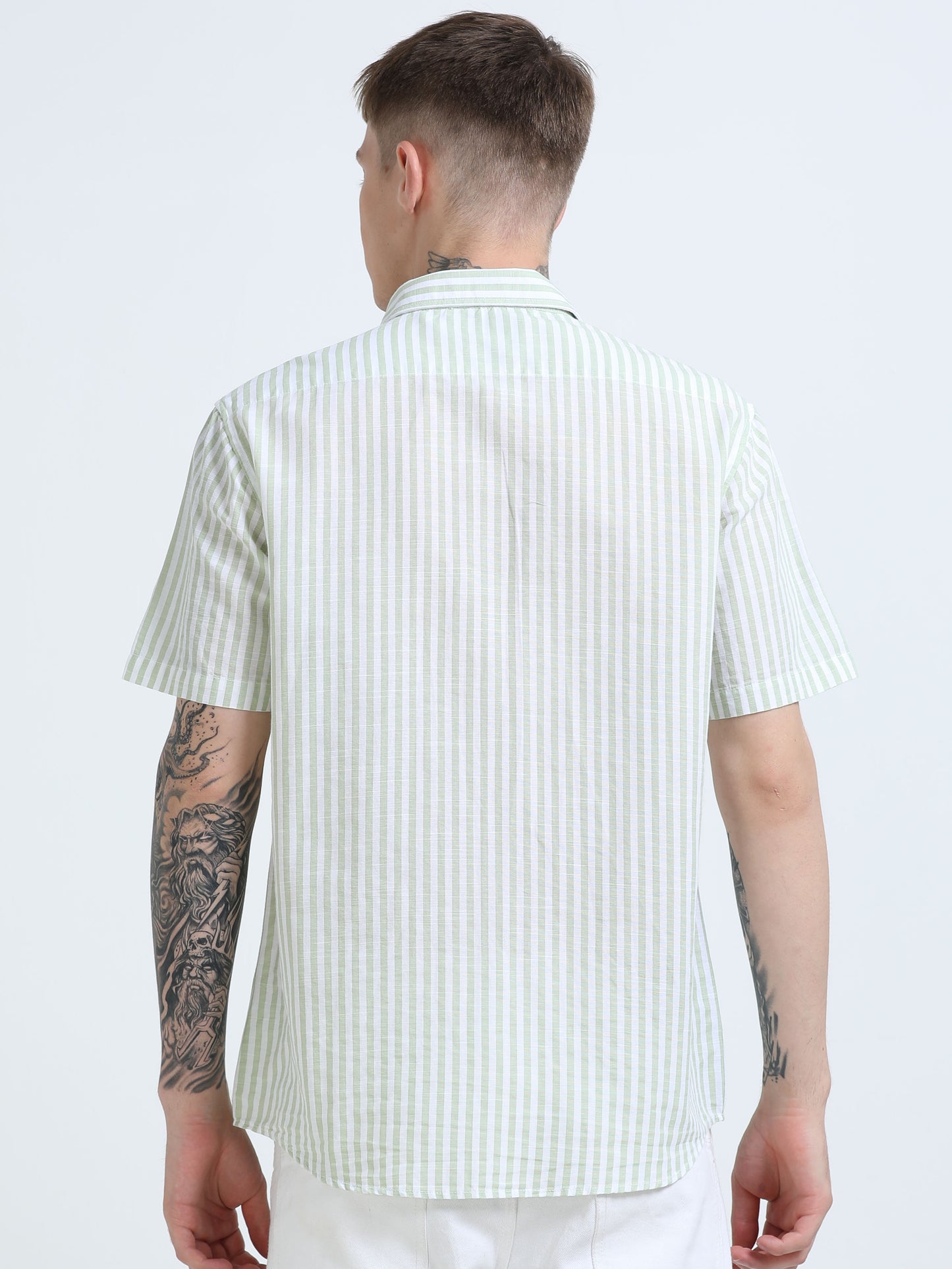 Martin Smith Men’s Regular Fit Cotton Half Sleeves Casual Shirt