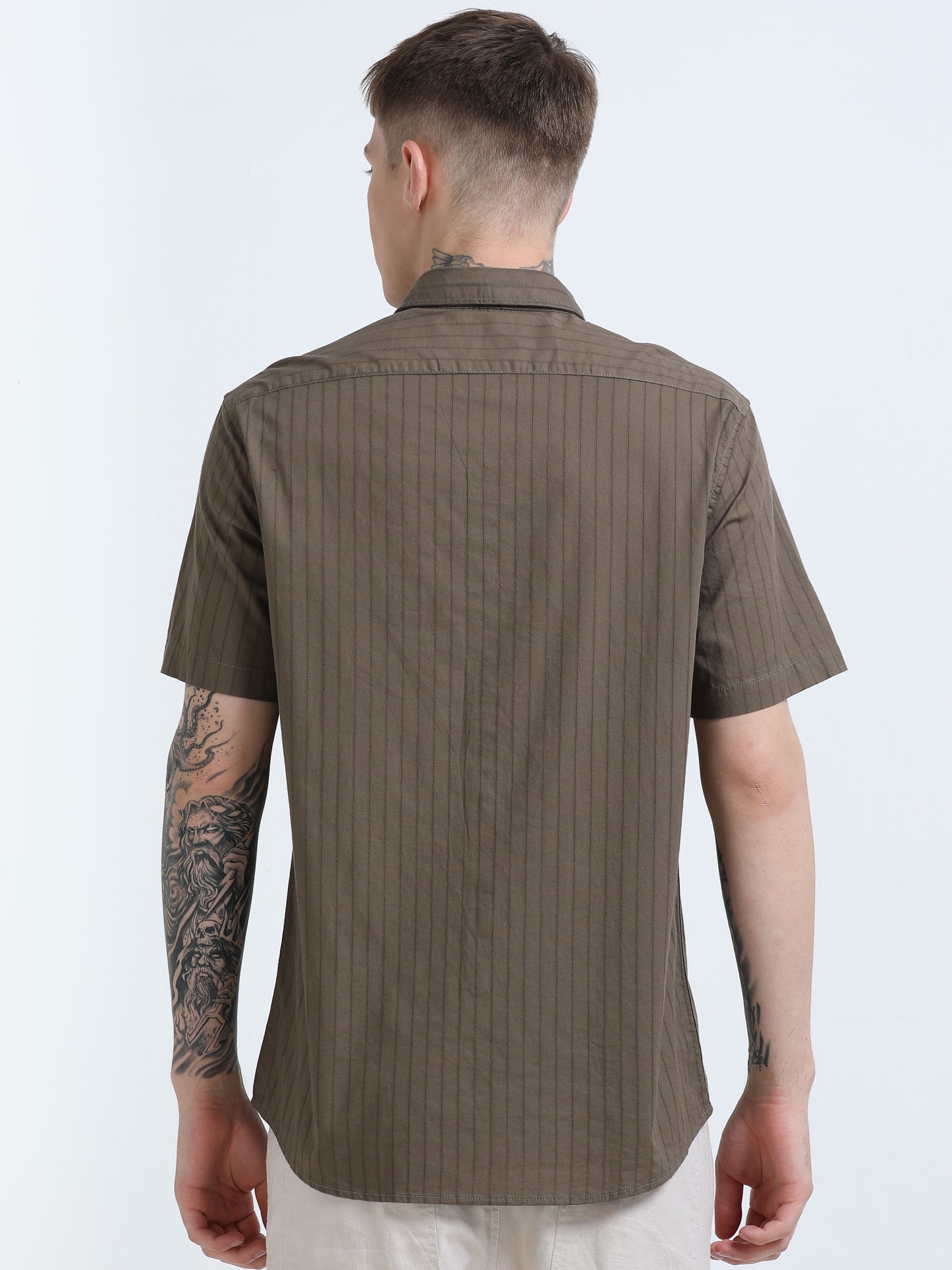 Martin Smith Men’s Regular Fit Cotton Half Sleeves Casual Shirt