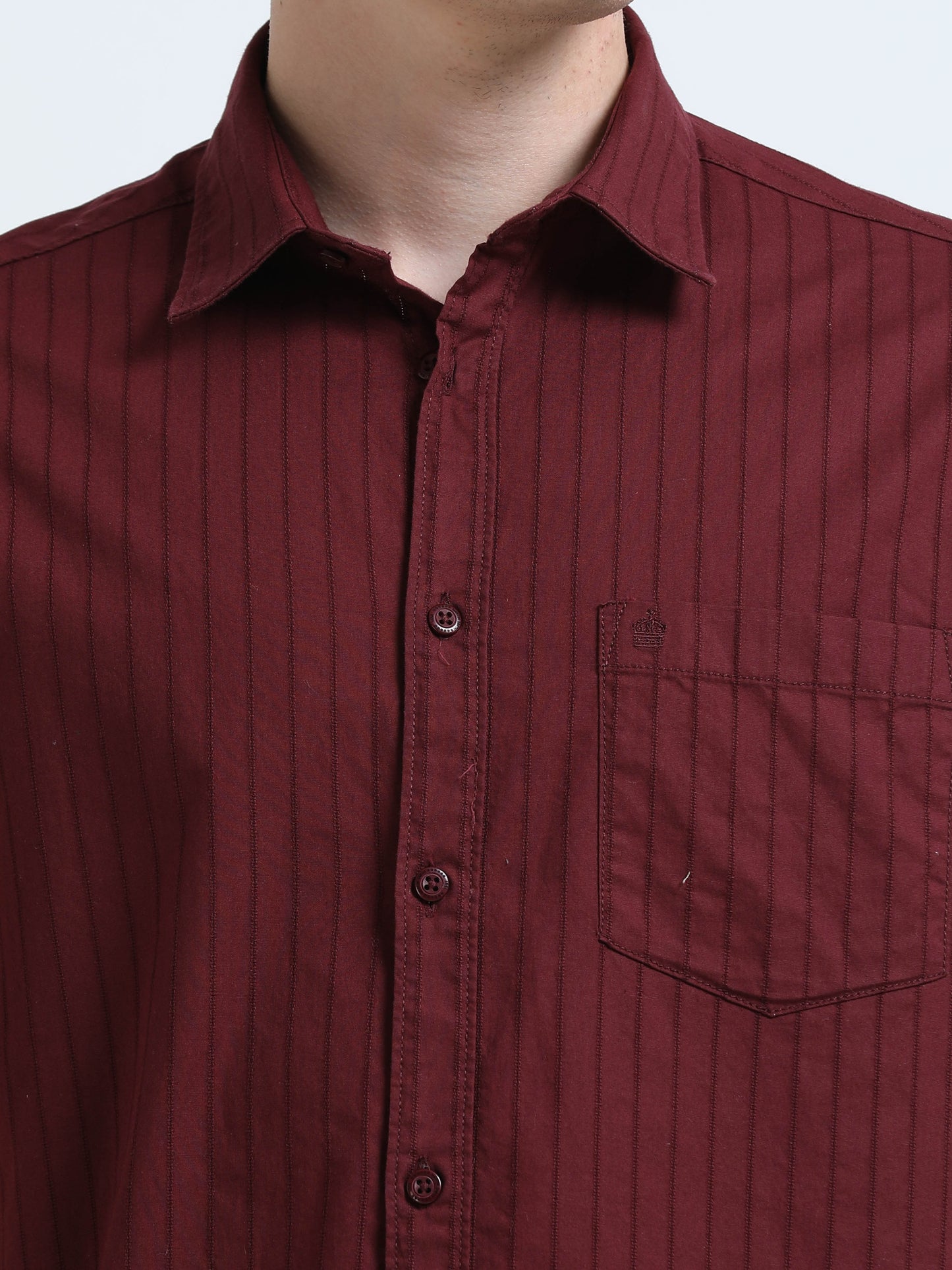 Martin Smith Men’s Regular Fit Cotton Half Sleeves Casual Shirt