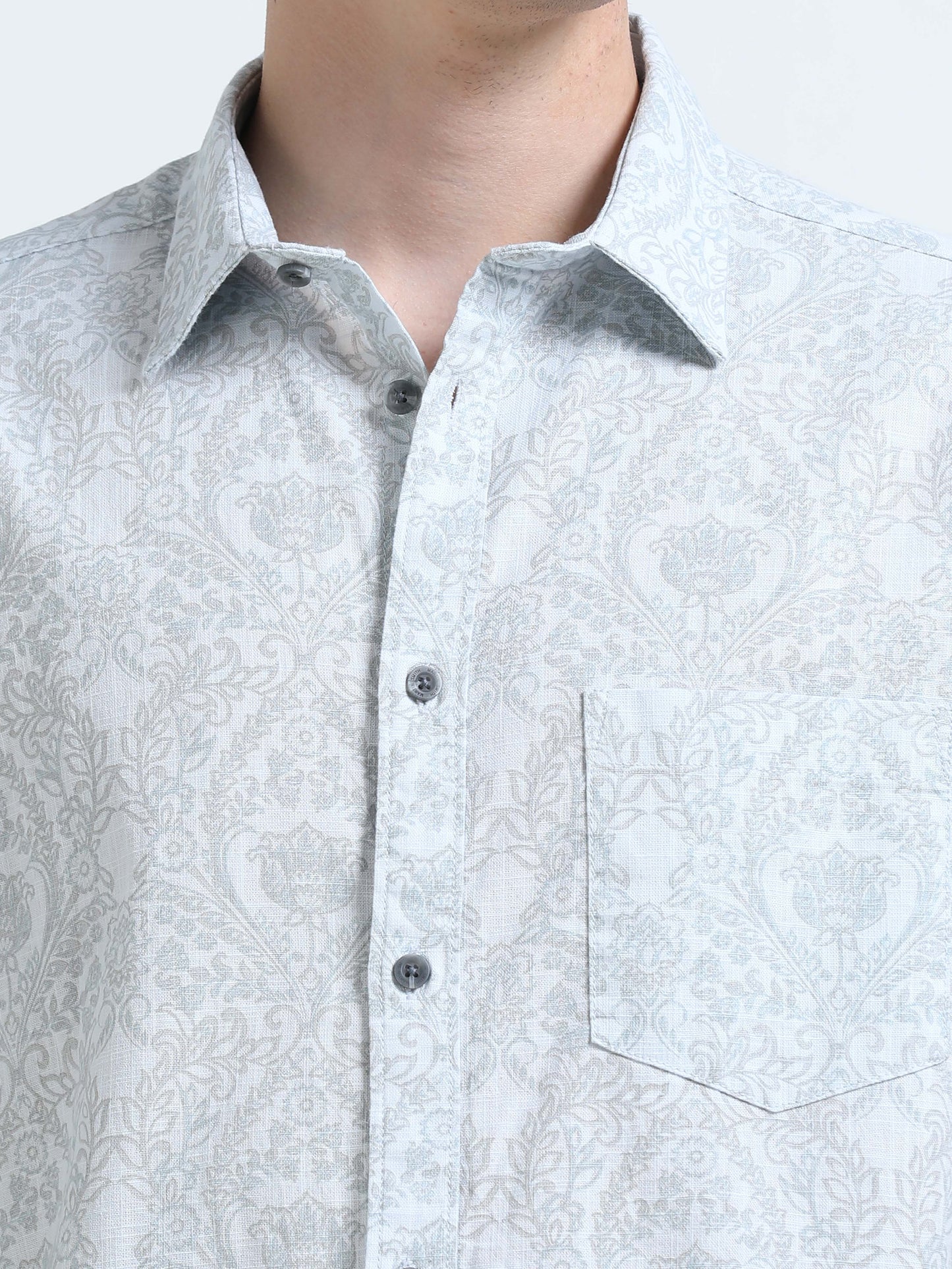Martin Smith Men’s Regular Fit Cotton Half Sleeves Casual Shirt