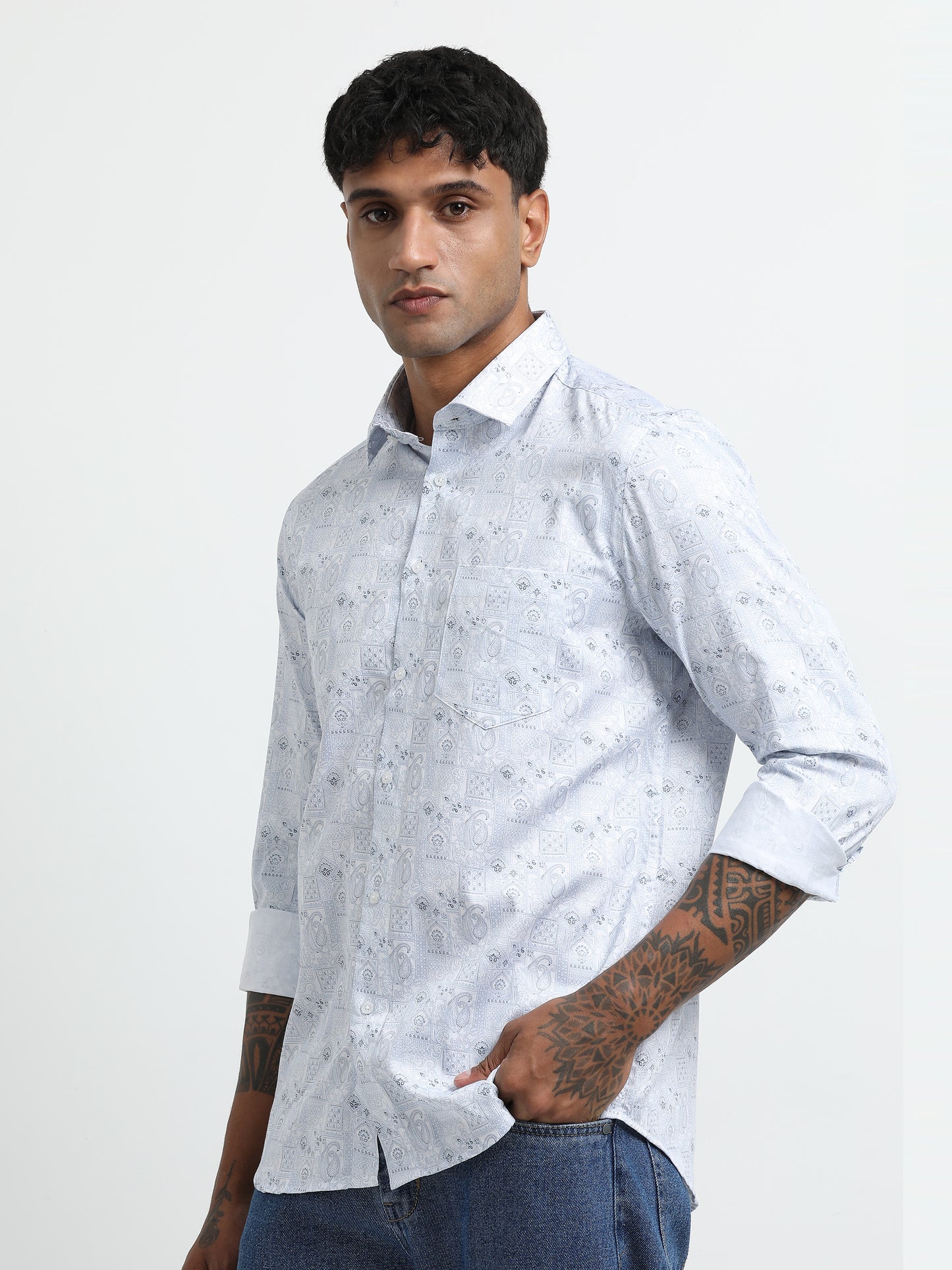 Men Comfort Printed Casual Shirt