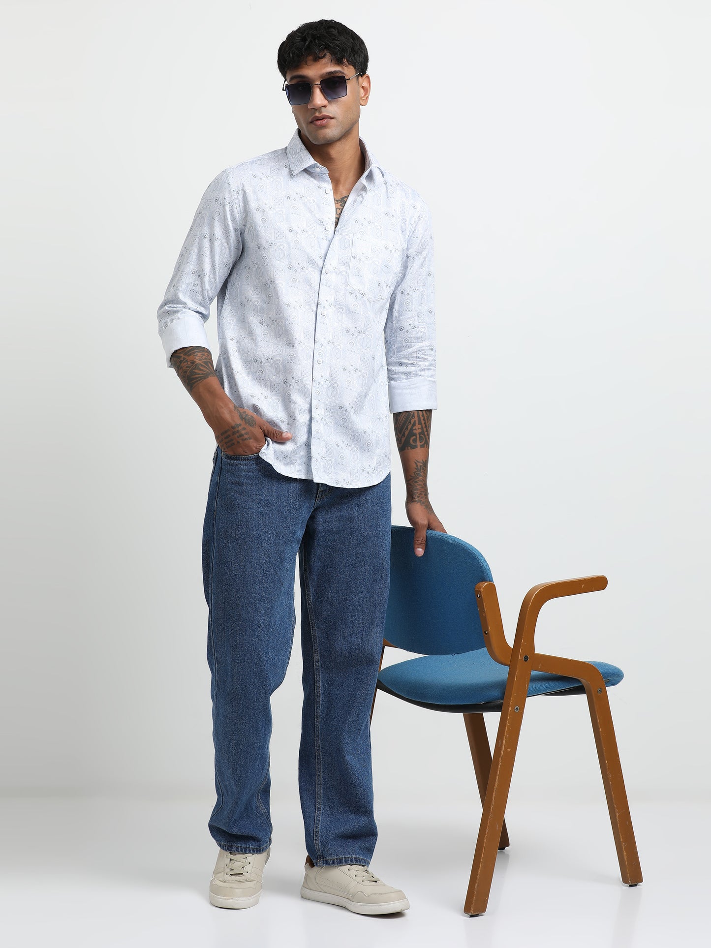 Men Comfort Printed Casual Shirt