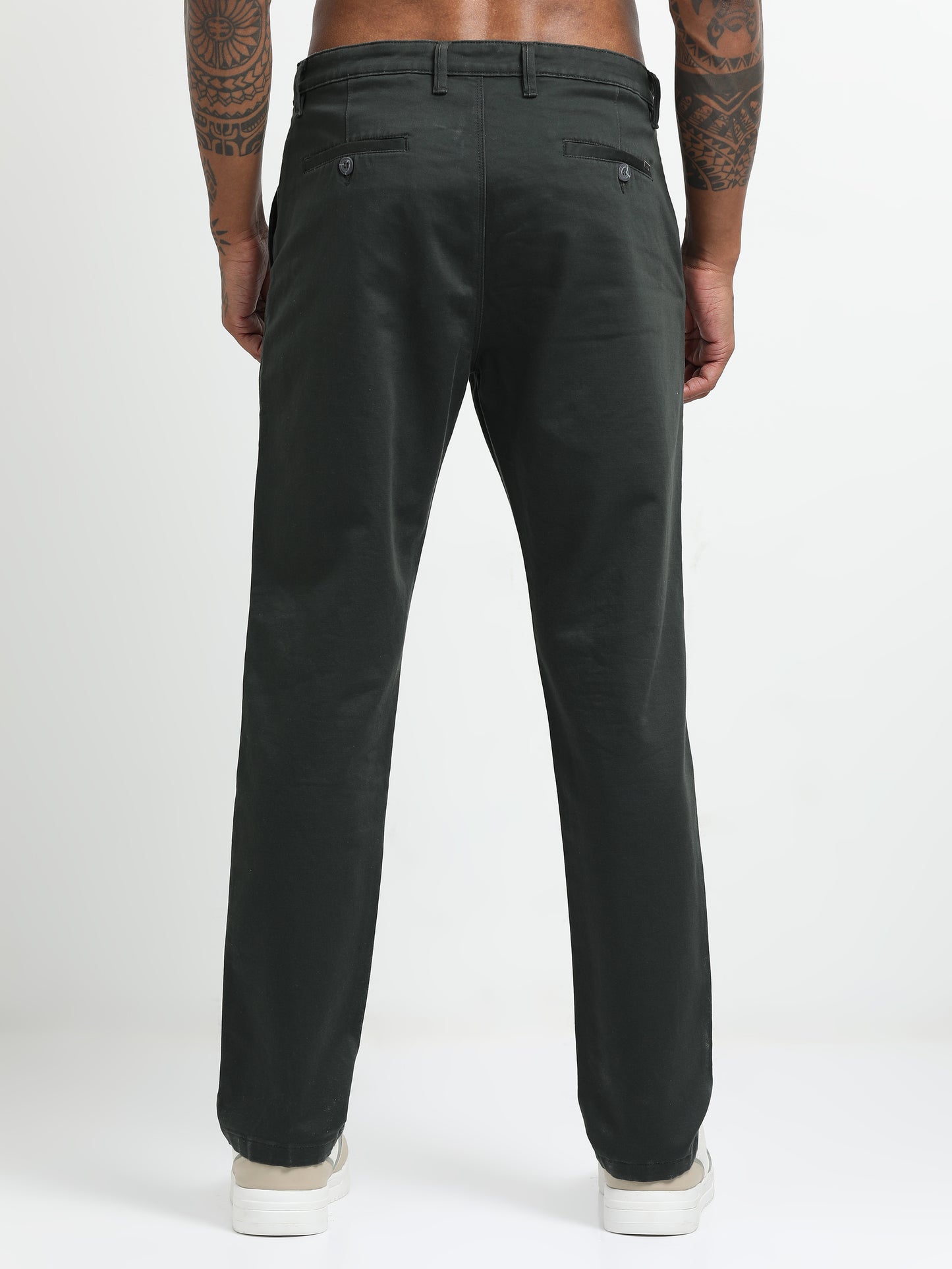 Relaxed Fit Trouser - Olive Green
