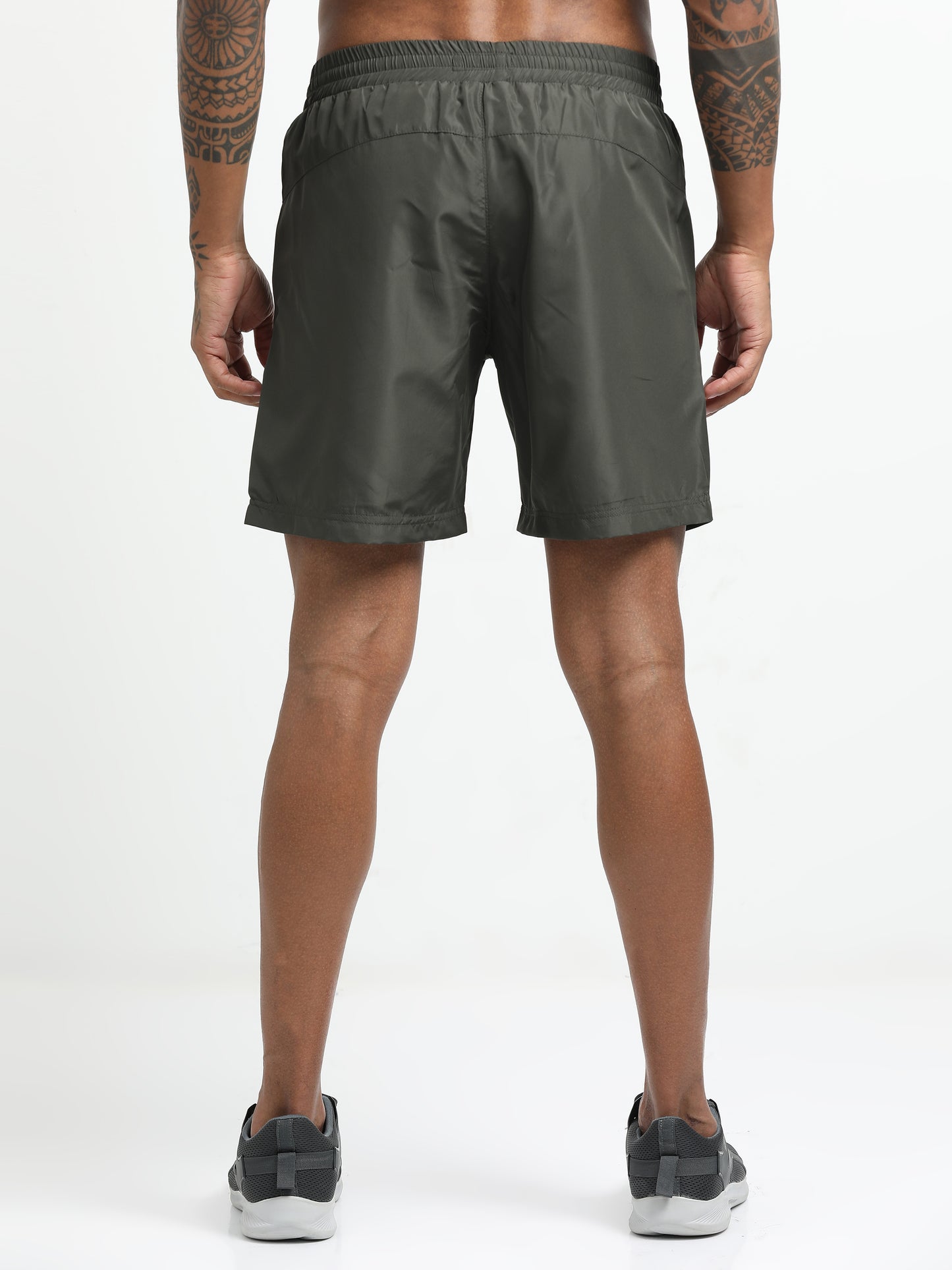Olive Victory Sports Shorts