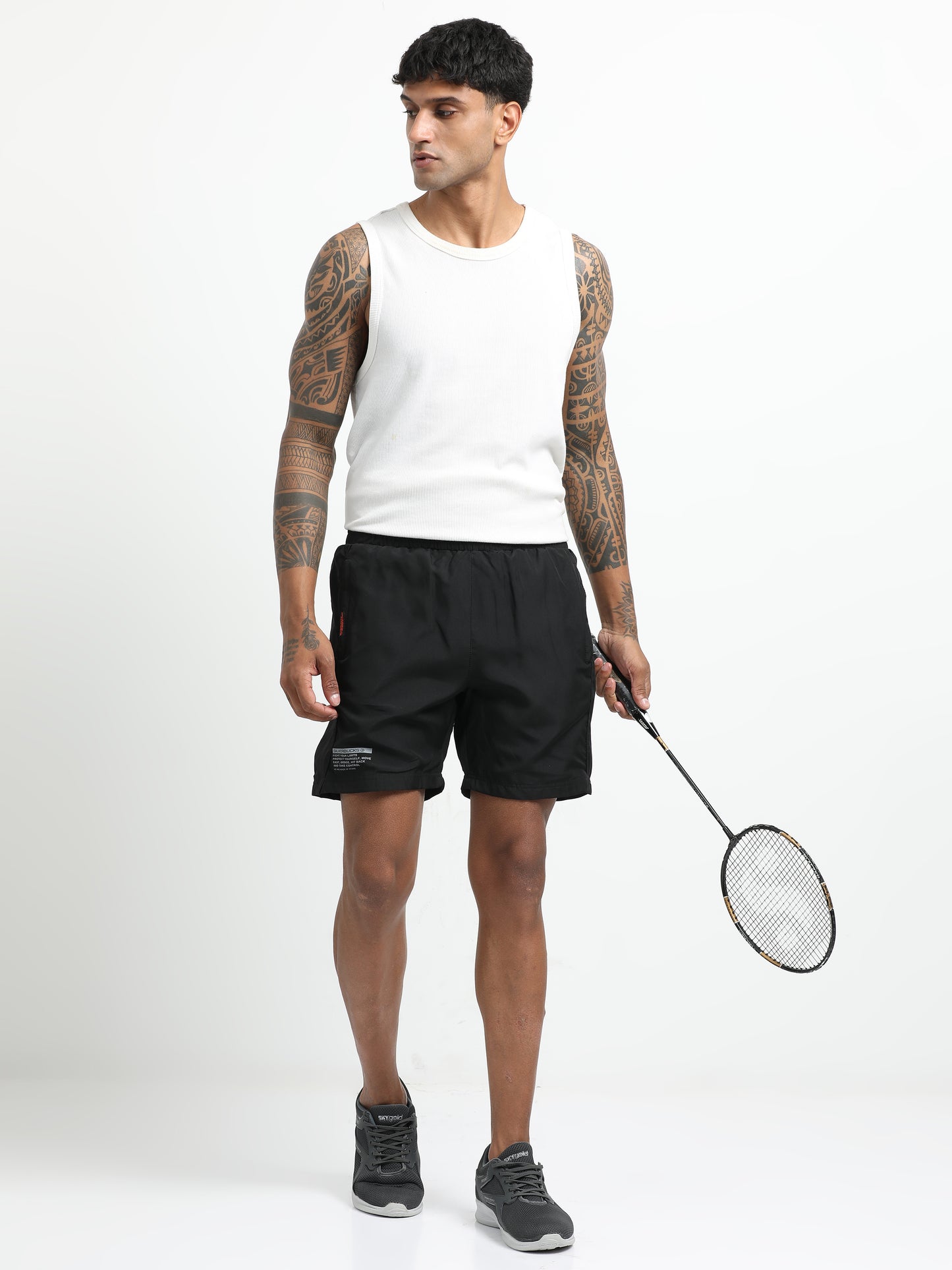 Black Victory Sports Shorts