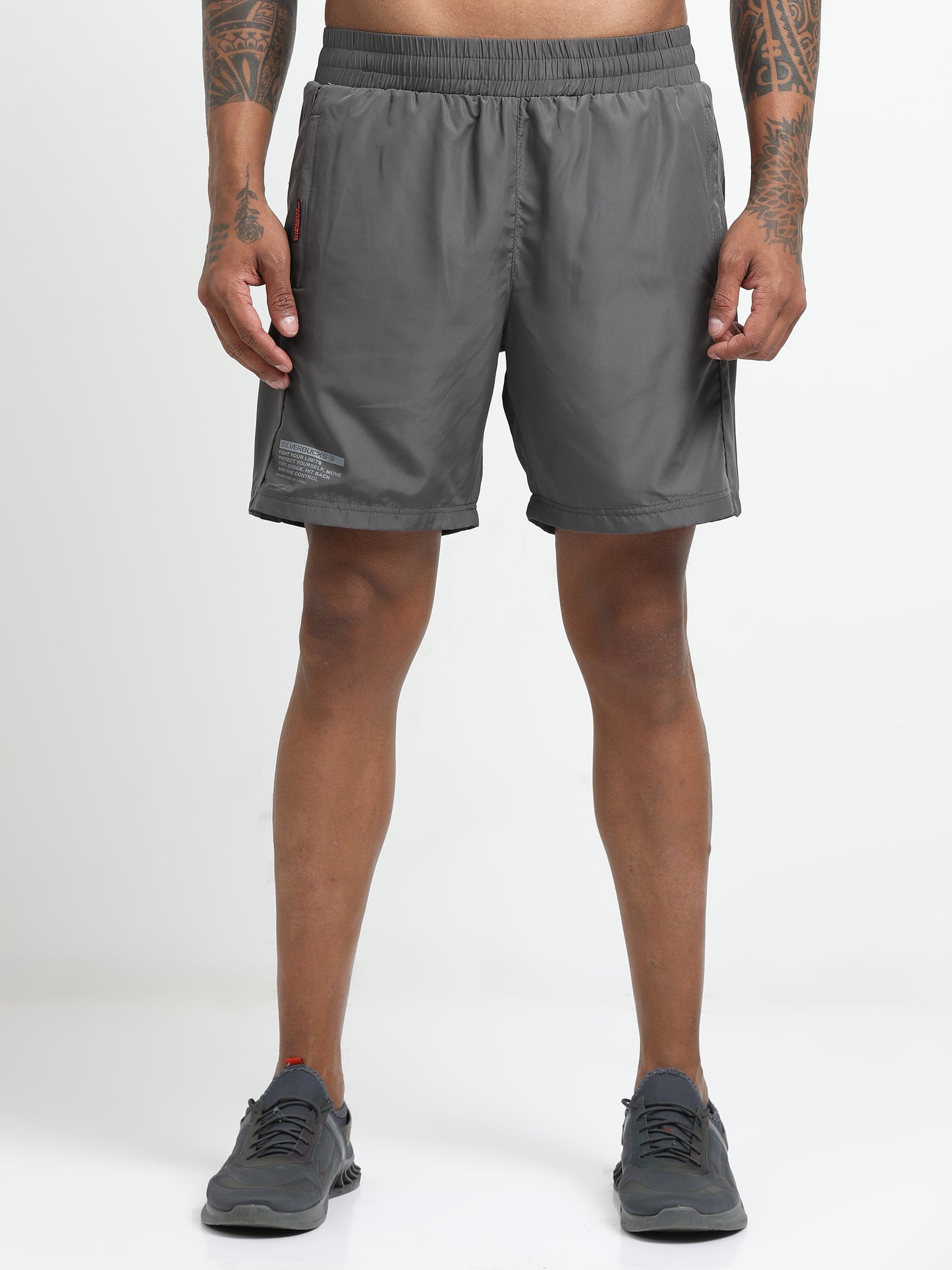 Grey Victory Sports Shorts