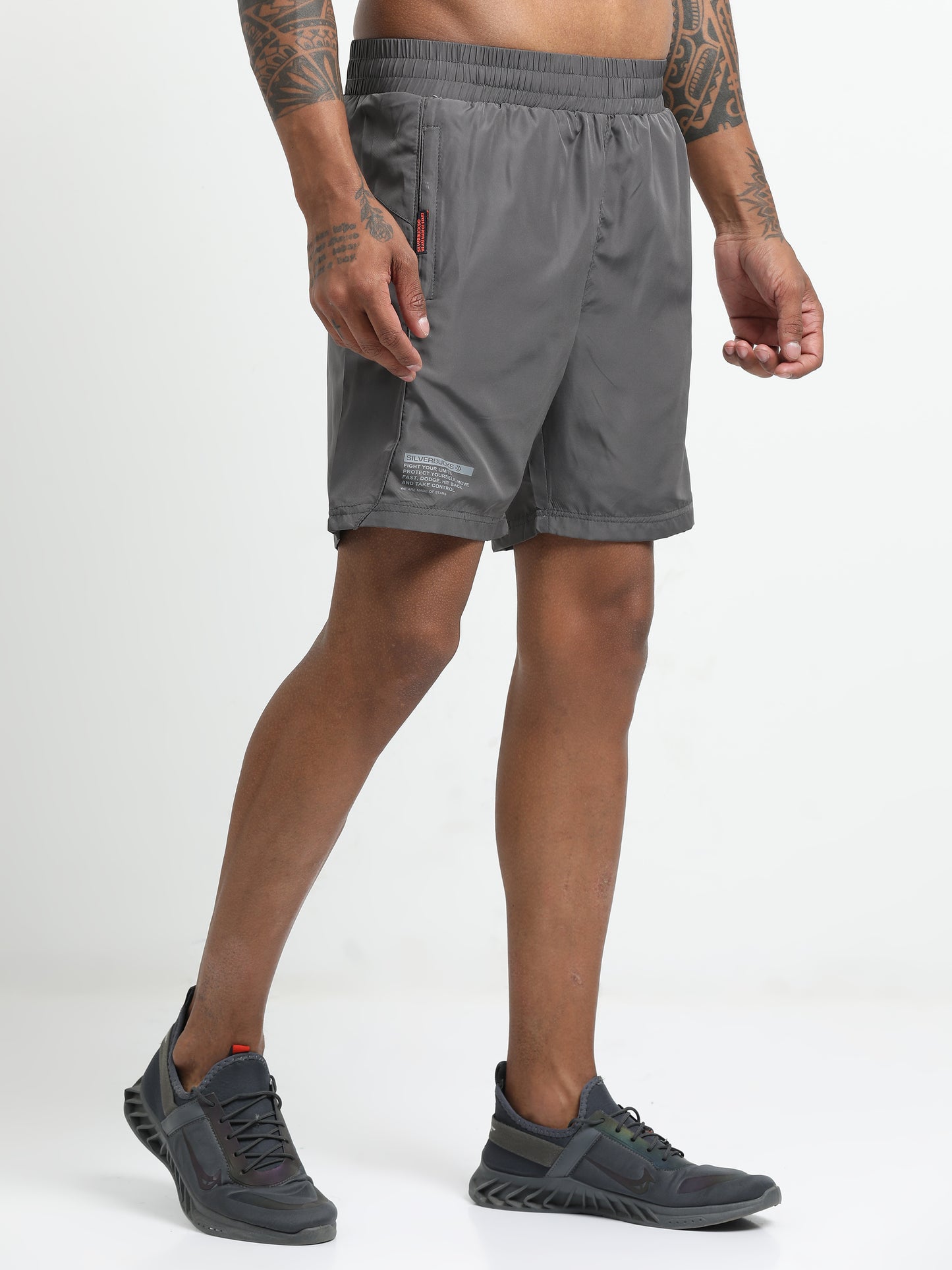 Grey Victory Sports Shorts