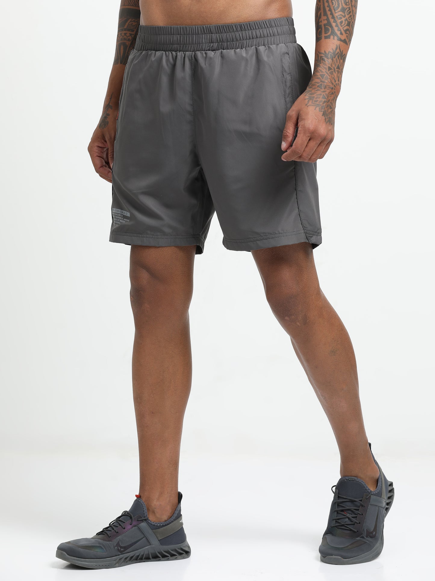 Grey Victory Sports Shorts