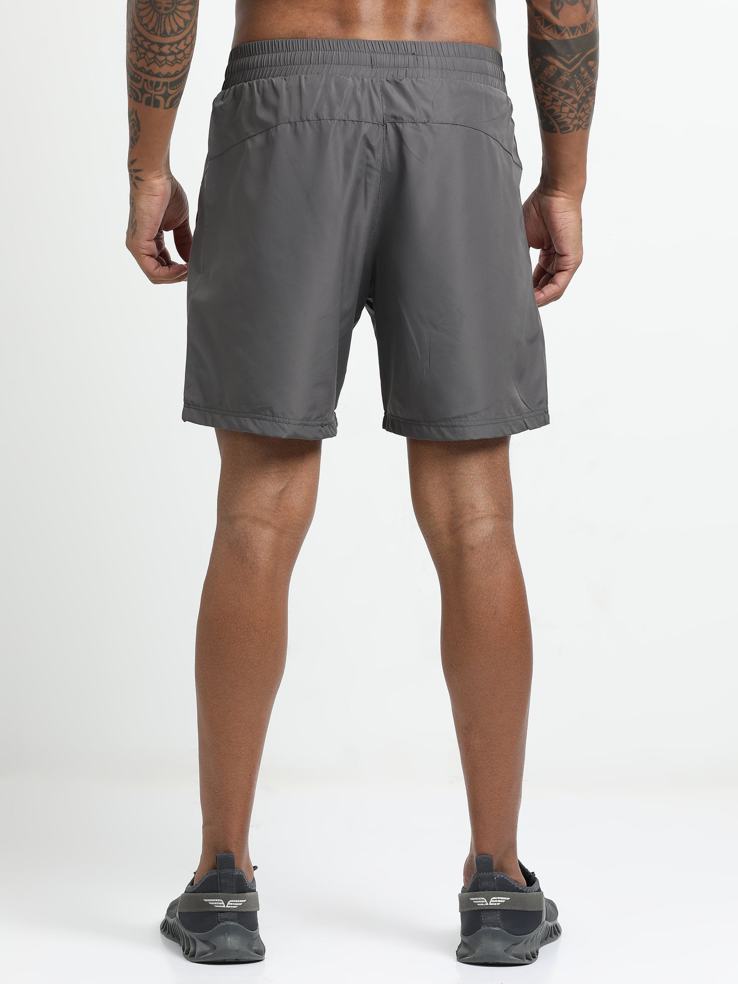 Grey Victory Sports Shorts
