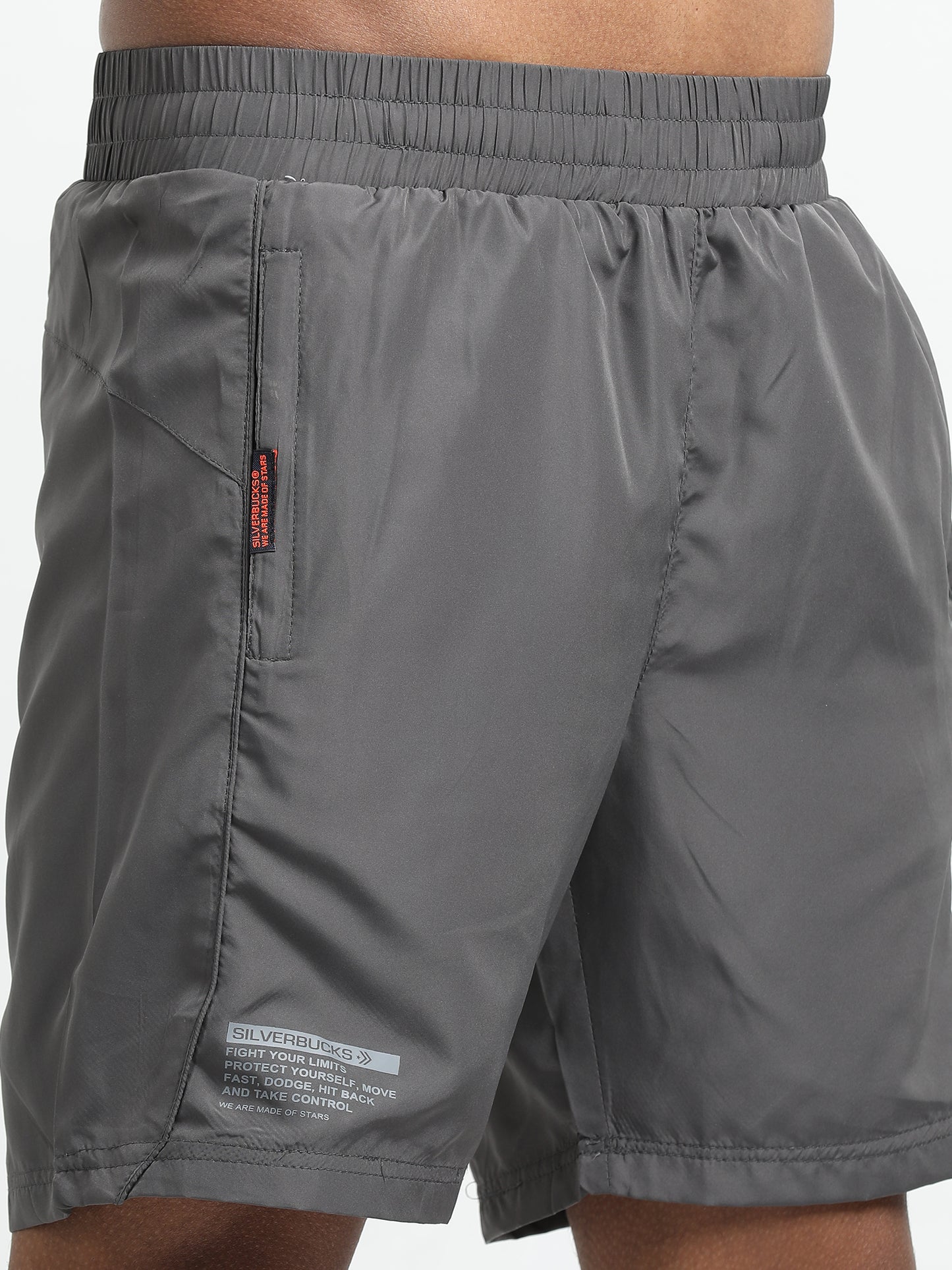 Grey Victory Sports Shorts