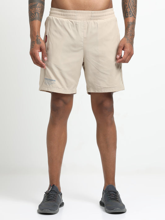 Cream Victory Sports Shorts