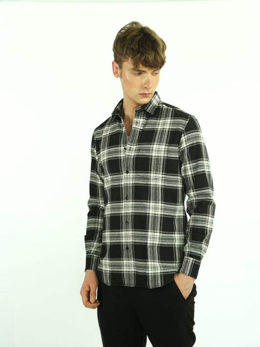 Black Flannel Shirt