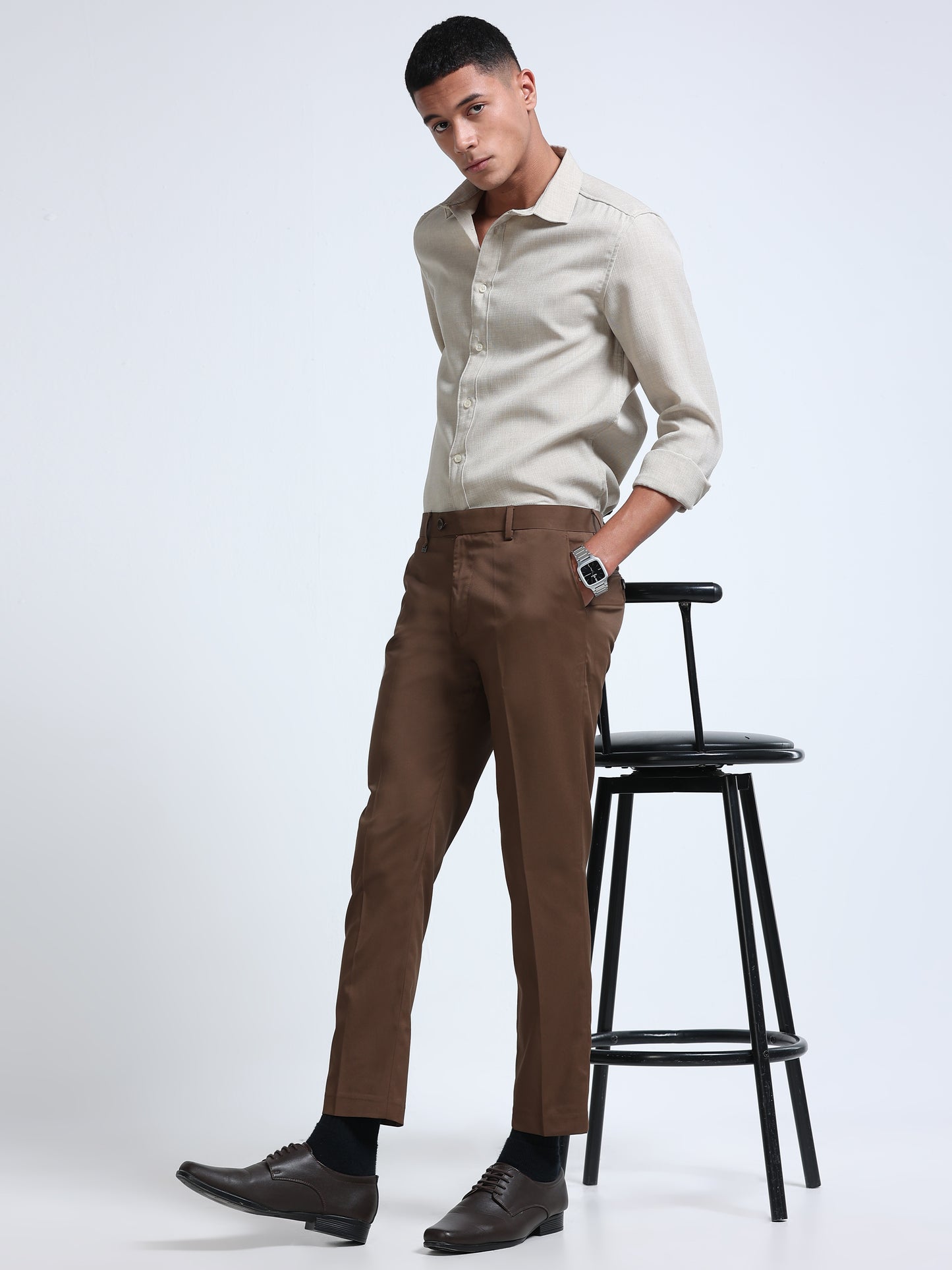Polo-Lycra - Brown