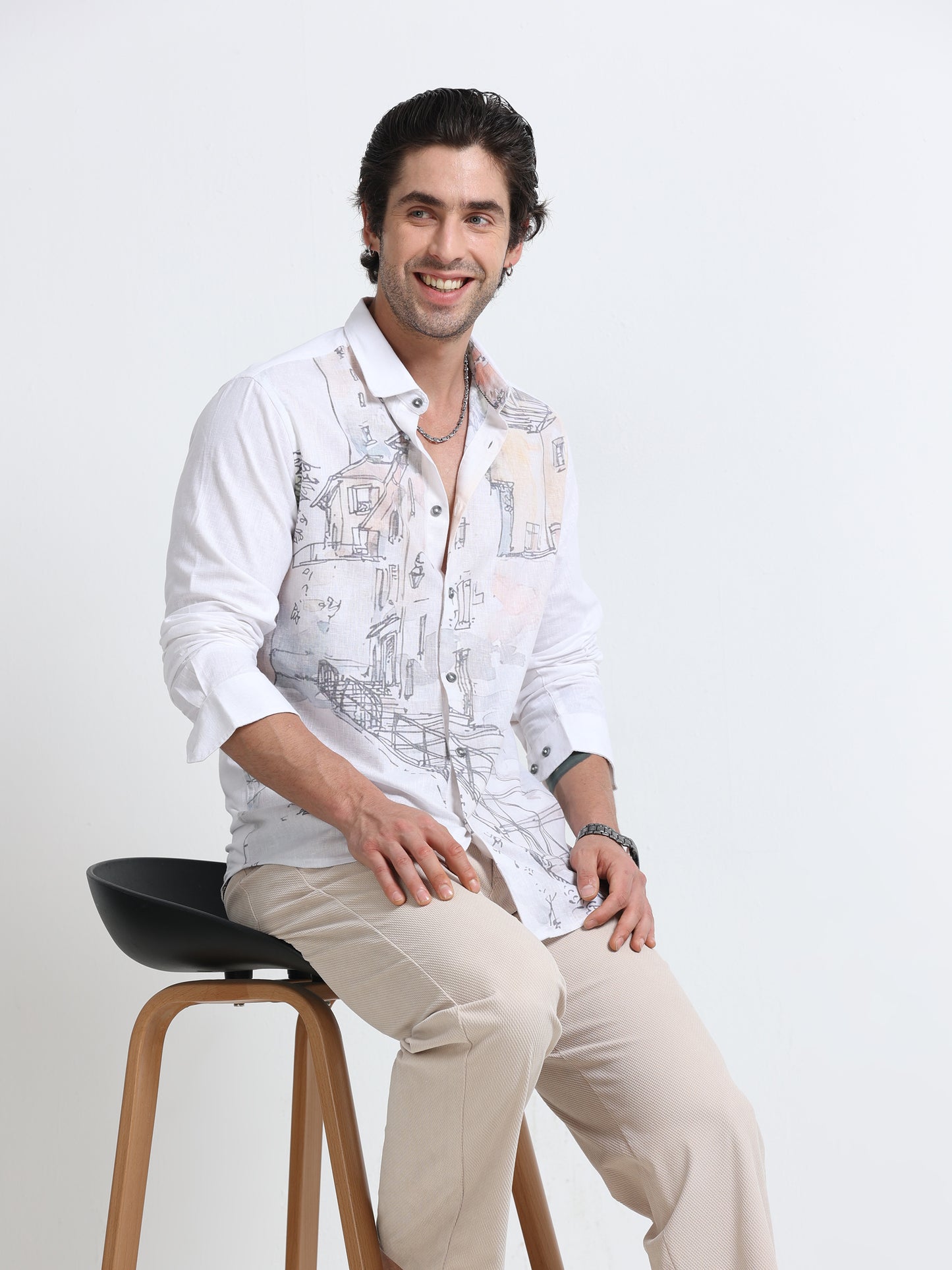 Tuscan Street Sketch Shirt