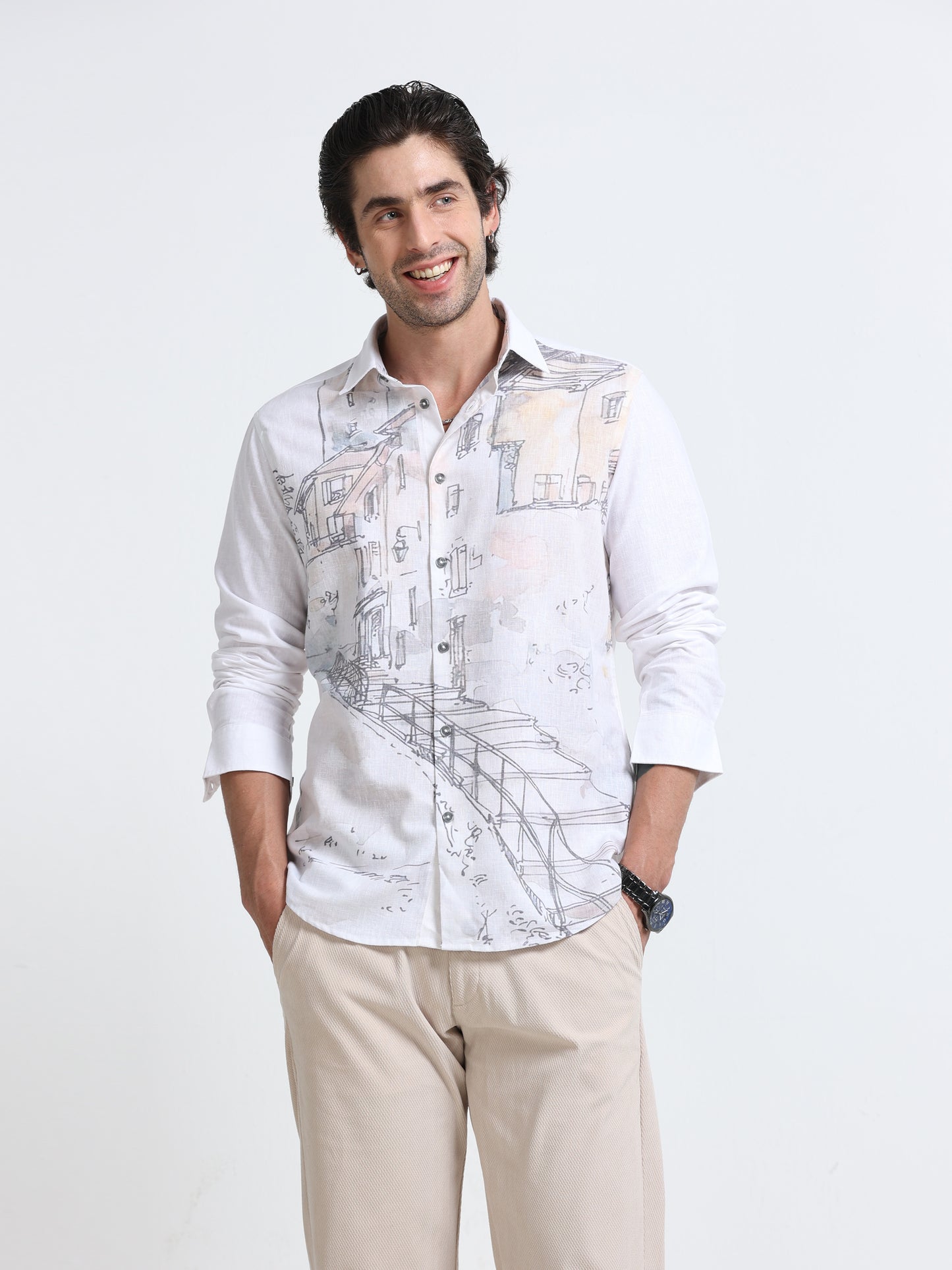 Tuscan Street Sketch Shirt