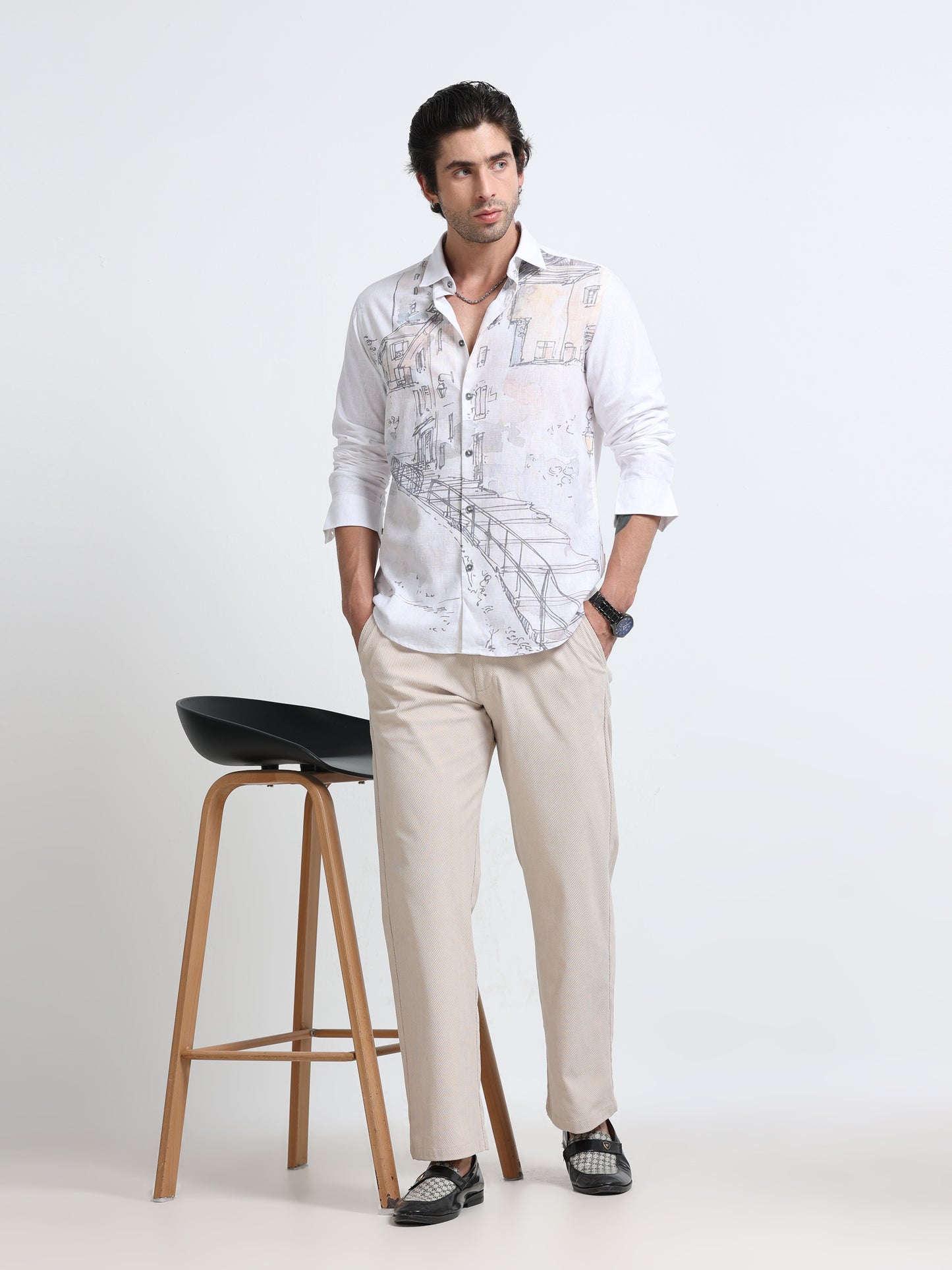 Tuscan Street Sketch Shirt
