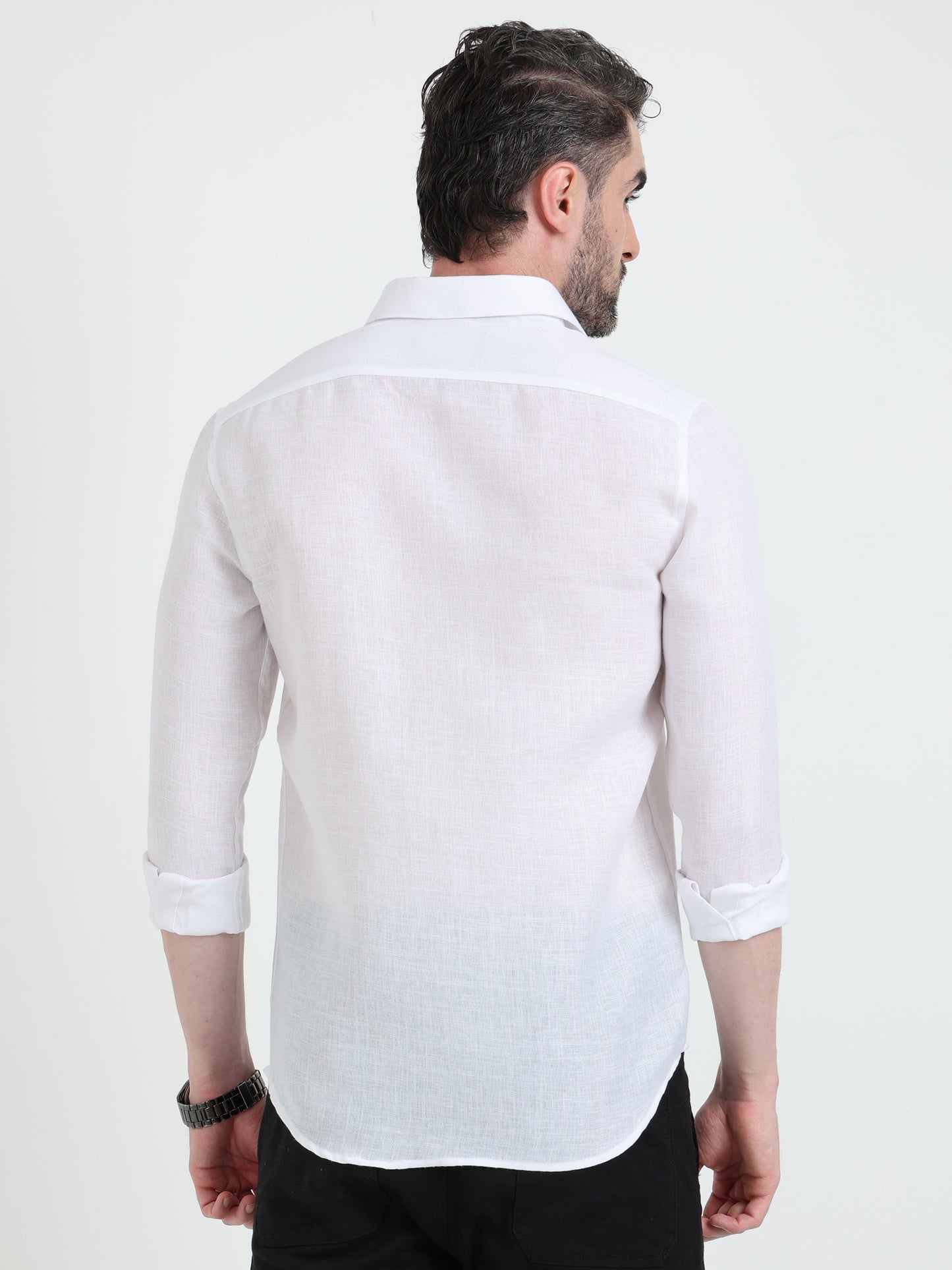 White Solid Shirt