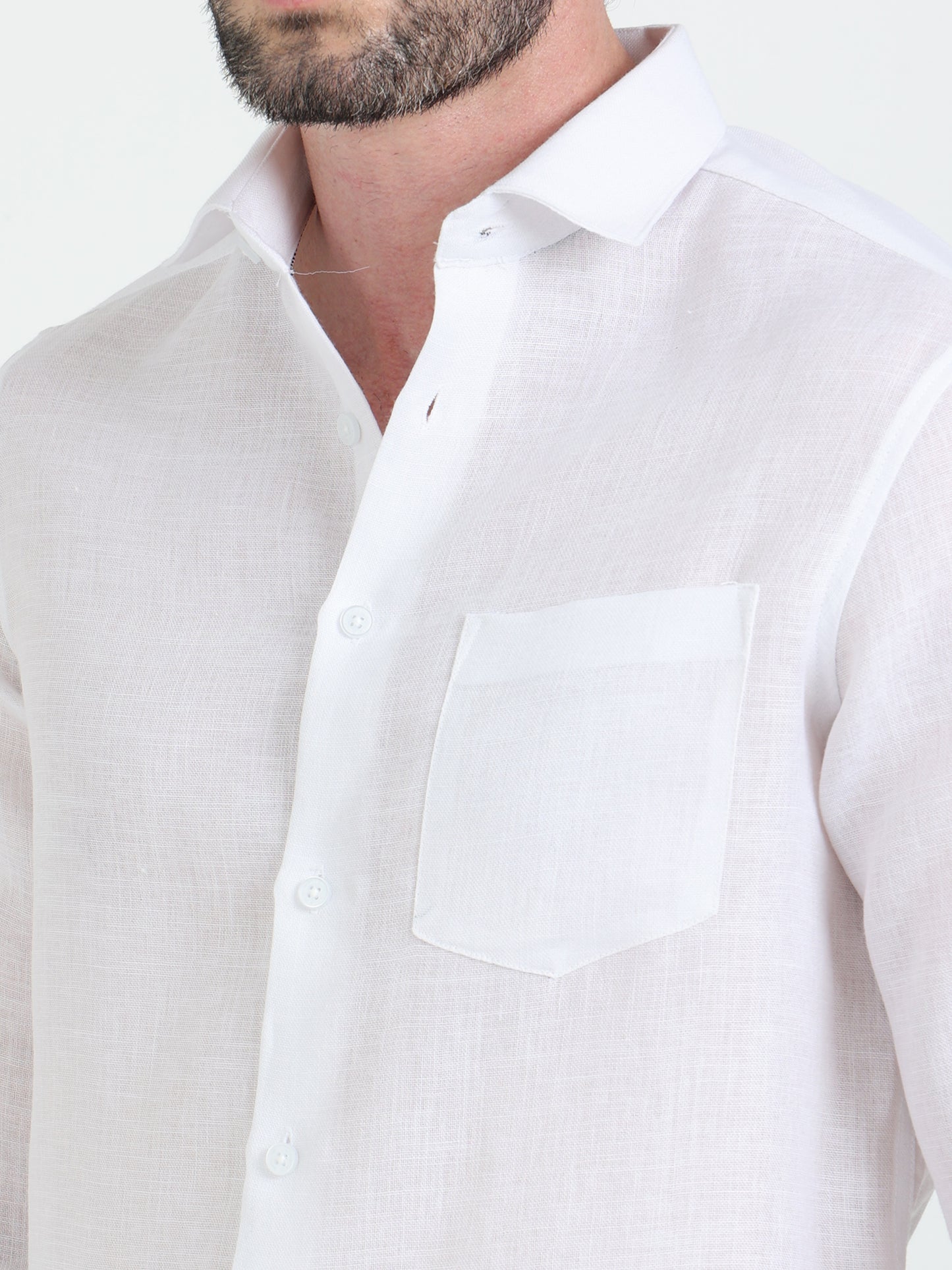 White Solid Shirt