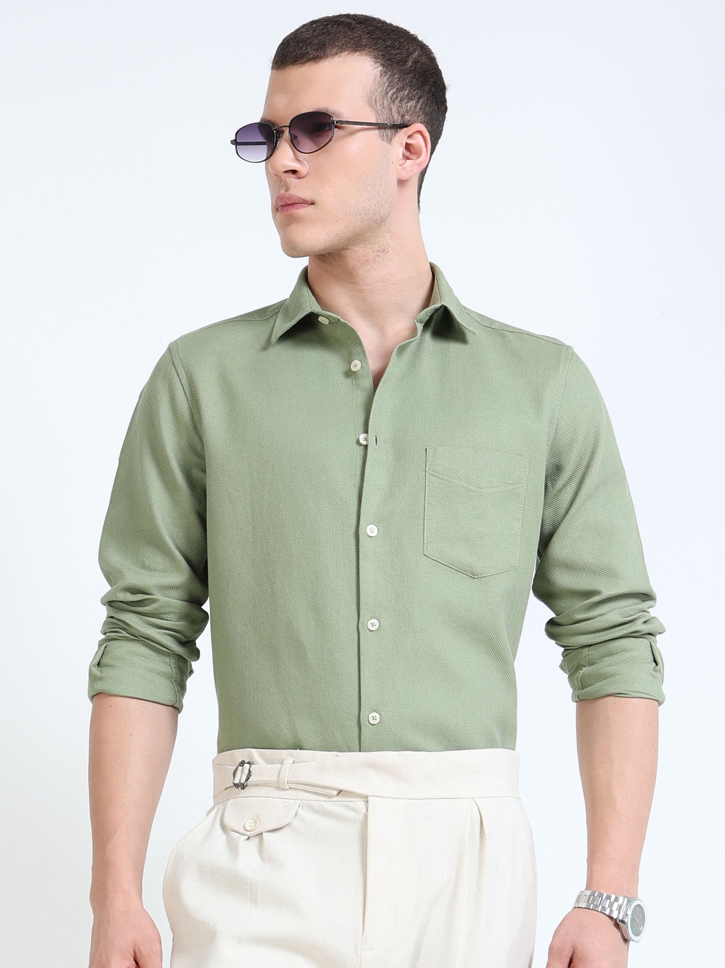 Textured Dobby shirt