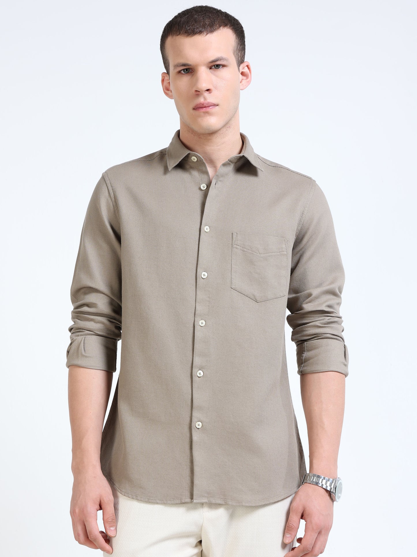 Textured Dobby shirt