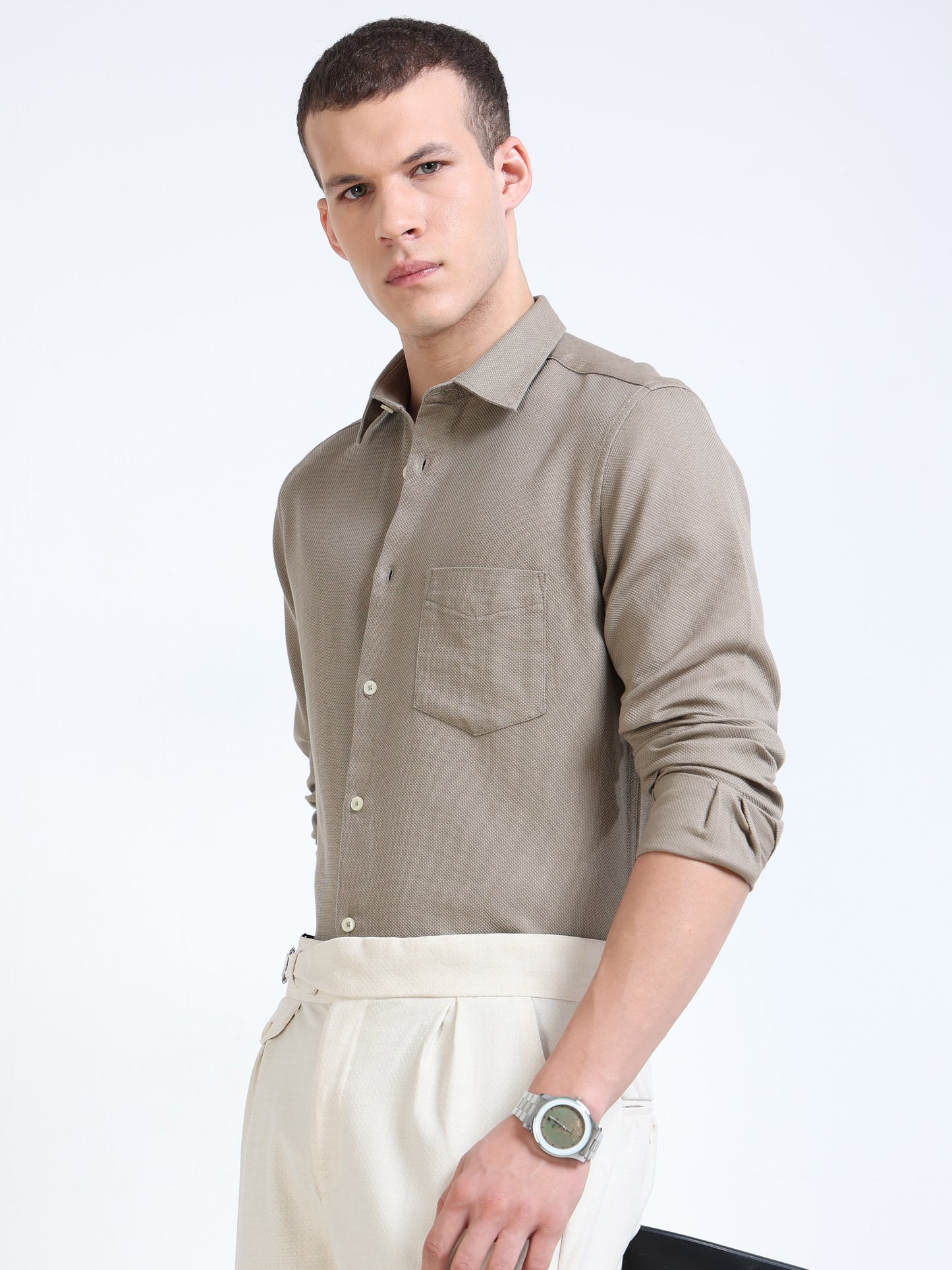 Textured Dobby shirt