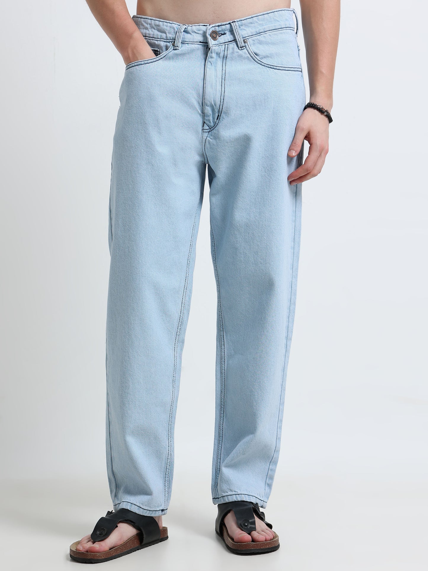 Light Blue Relaxed Fit Jeans