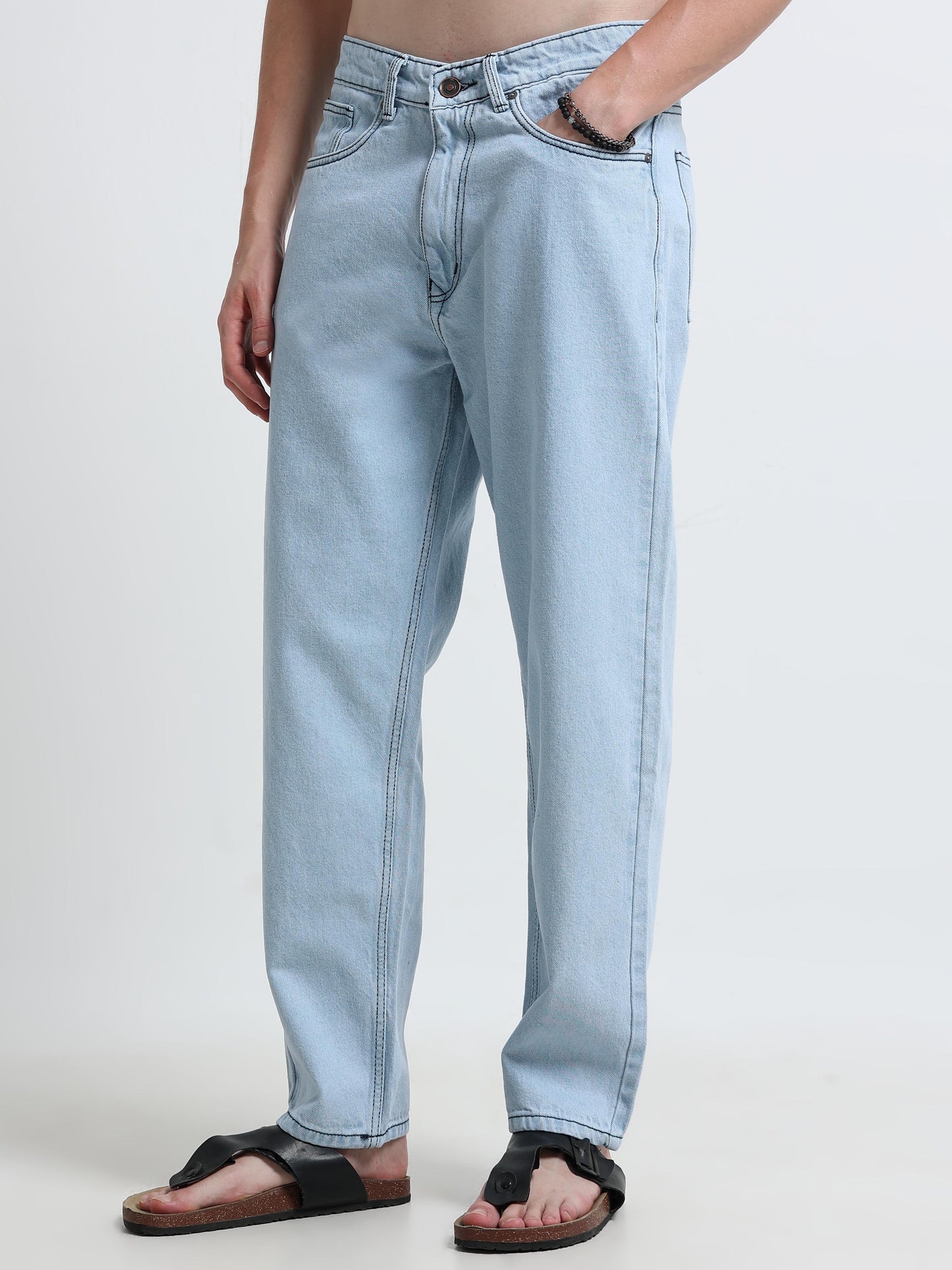 Light Blue Relaxed Fit Jeans