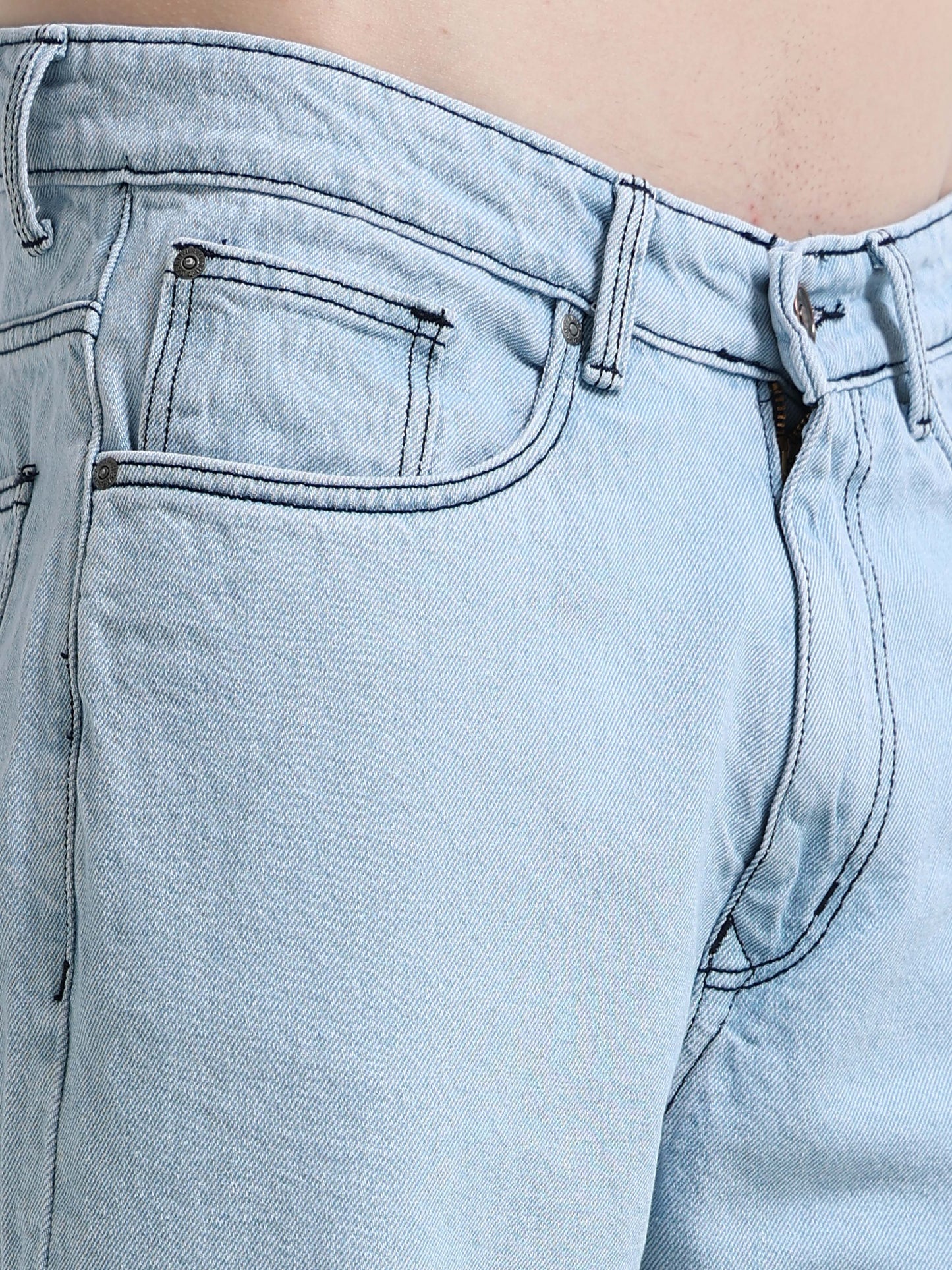 Light Blue Relaxed Fit Jeans