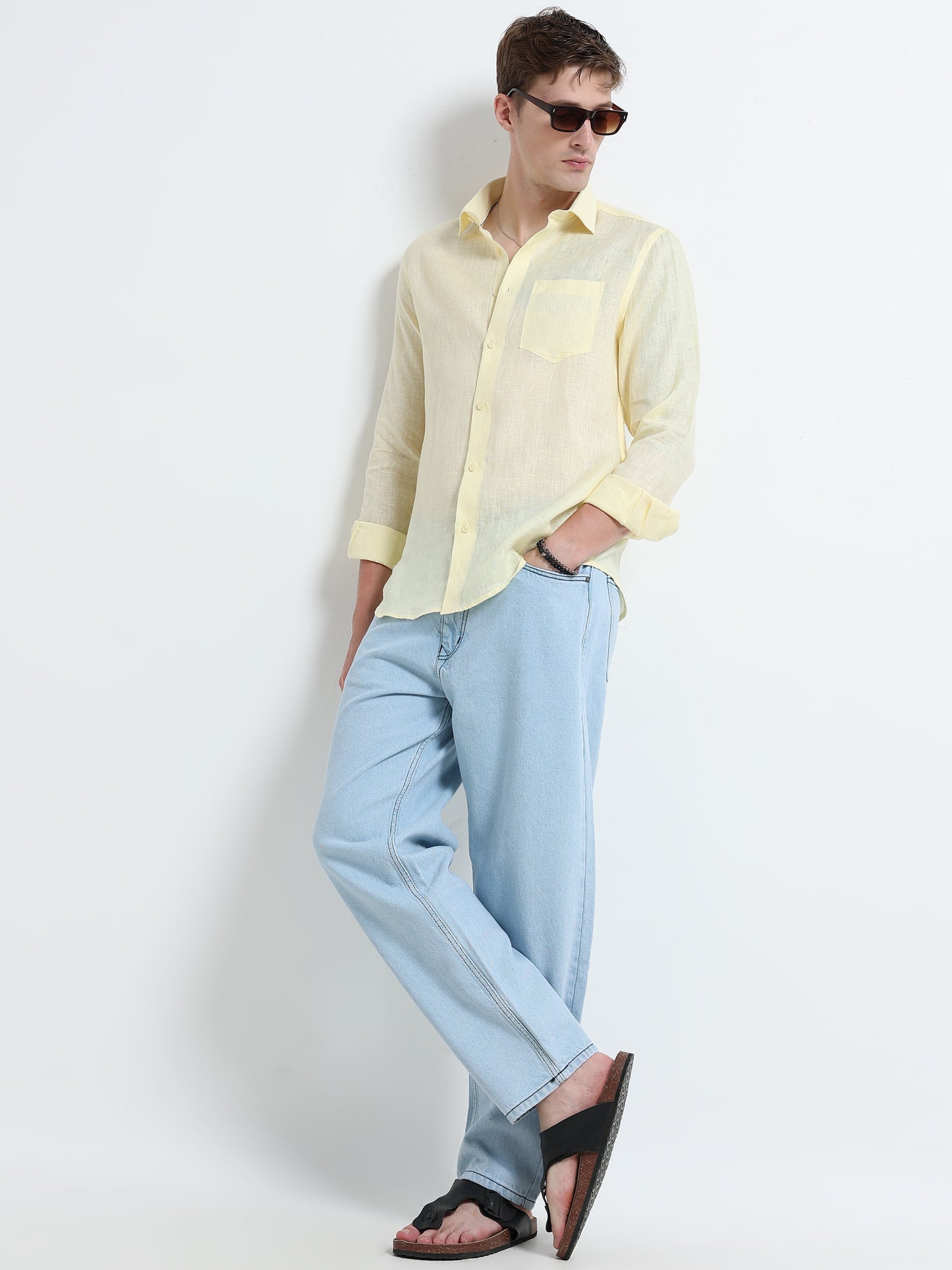 Light Blue Relaxed Fit Jeans
