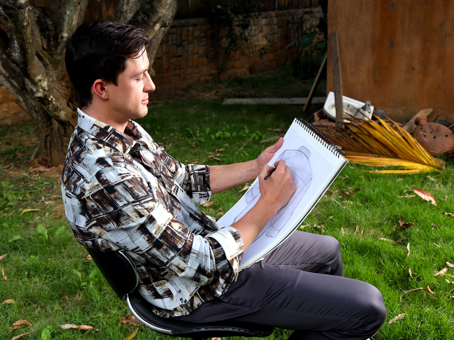 Abstract Print Shirt