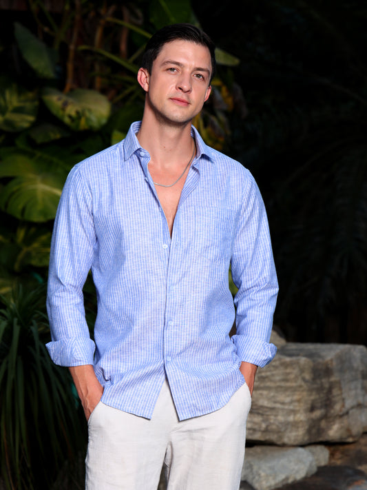 Blue Stripes Shirt