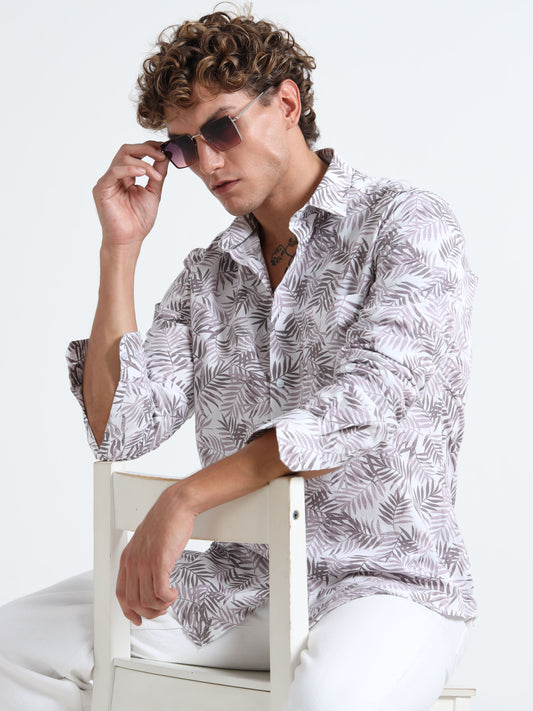 Air-supply printed shirt