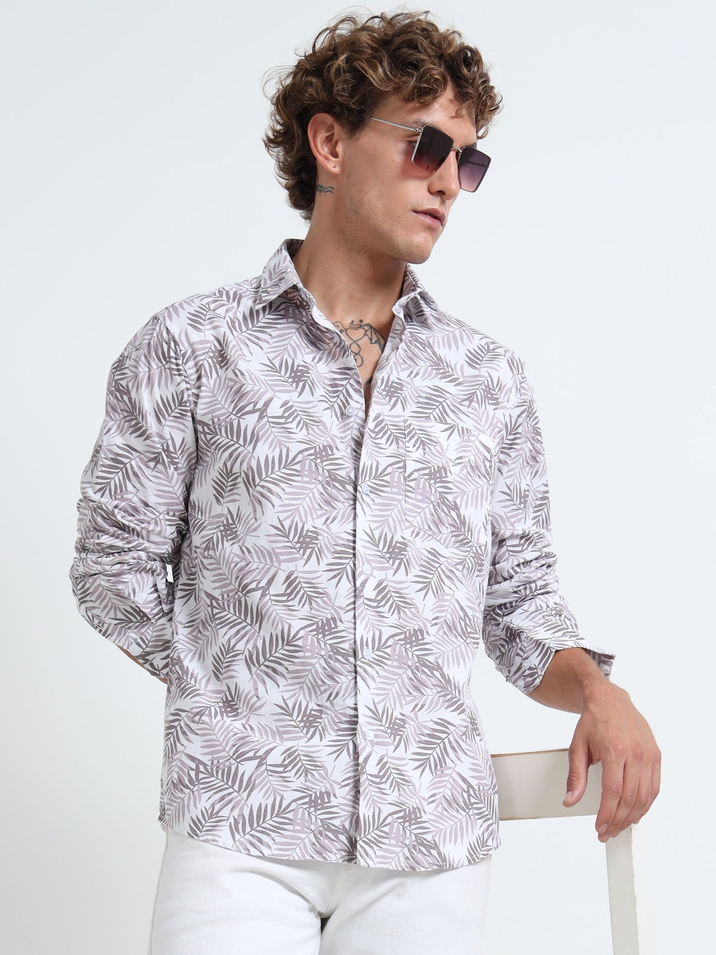 Air-supply printed shirt