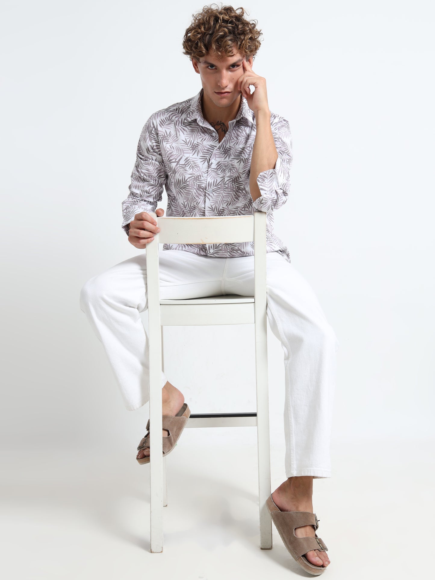 Air-supply printed shirt
