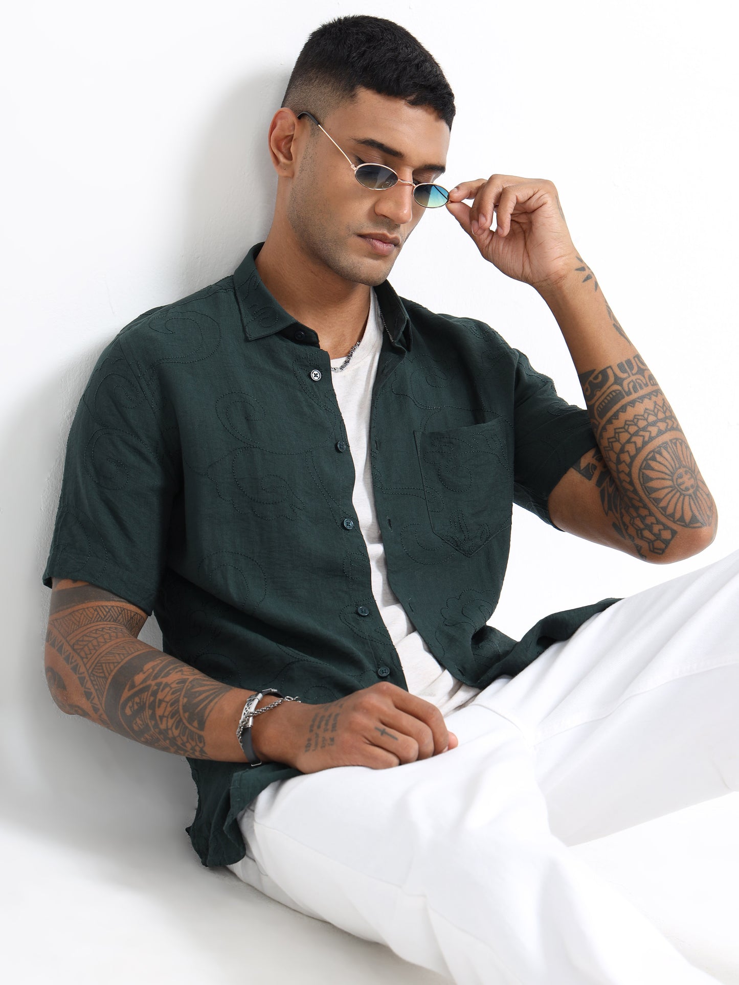 Silent Luxury Half Sleevs Shirt