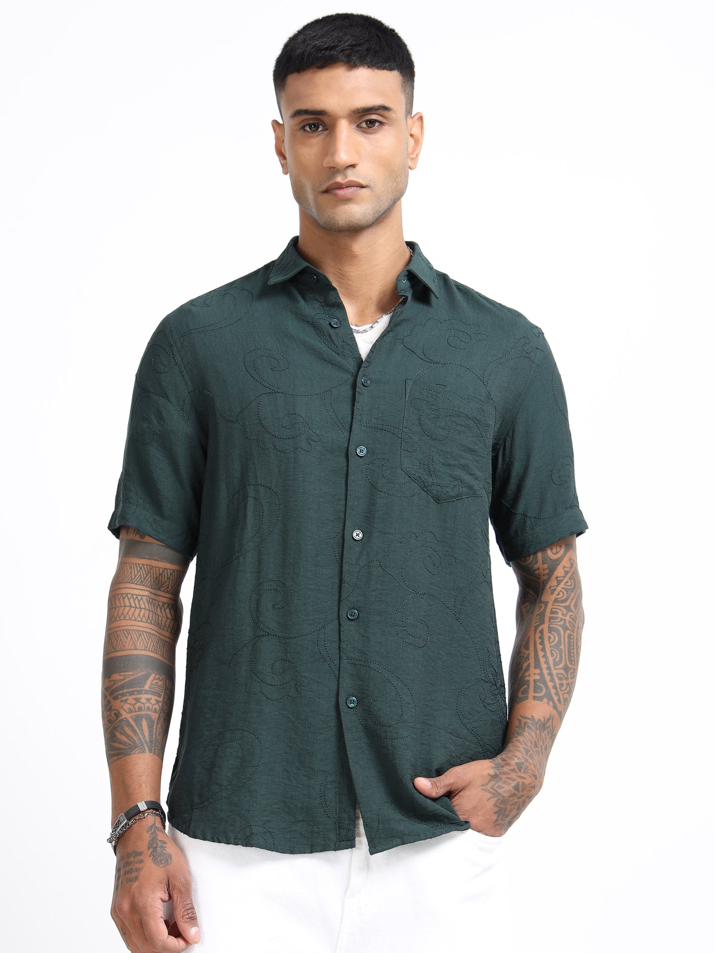 Silent Luxury Half Sleevs Shirt