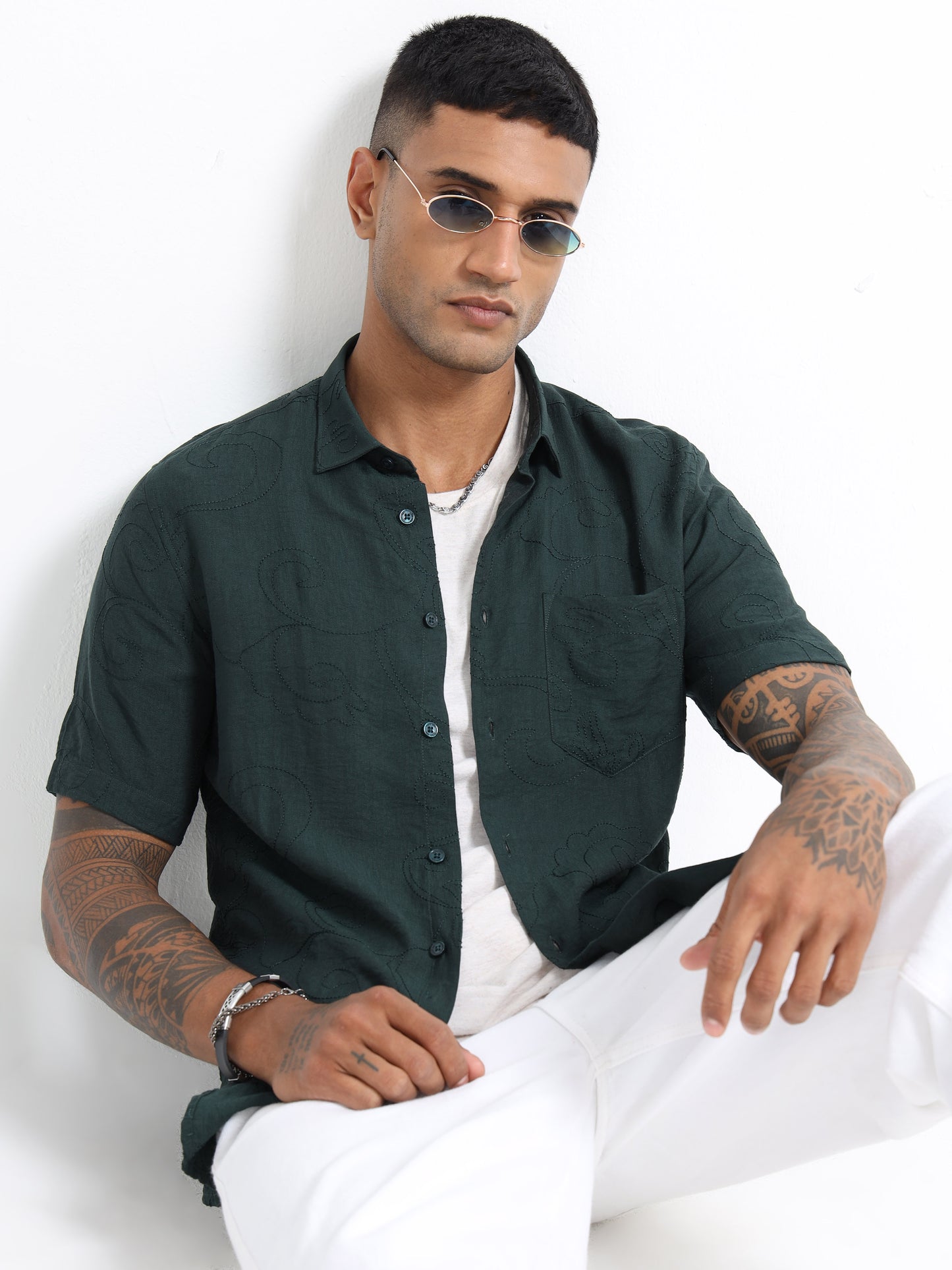 Silent Luxury Half Sleevs Shirt