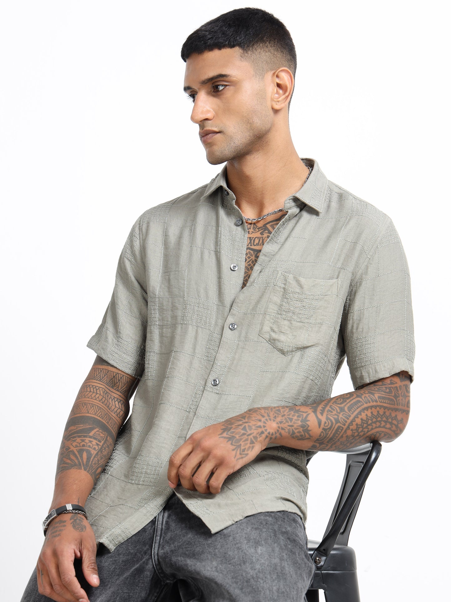 Silent Luxury Half Sleev Shirt